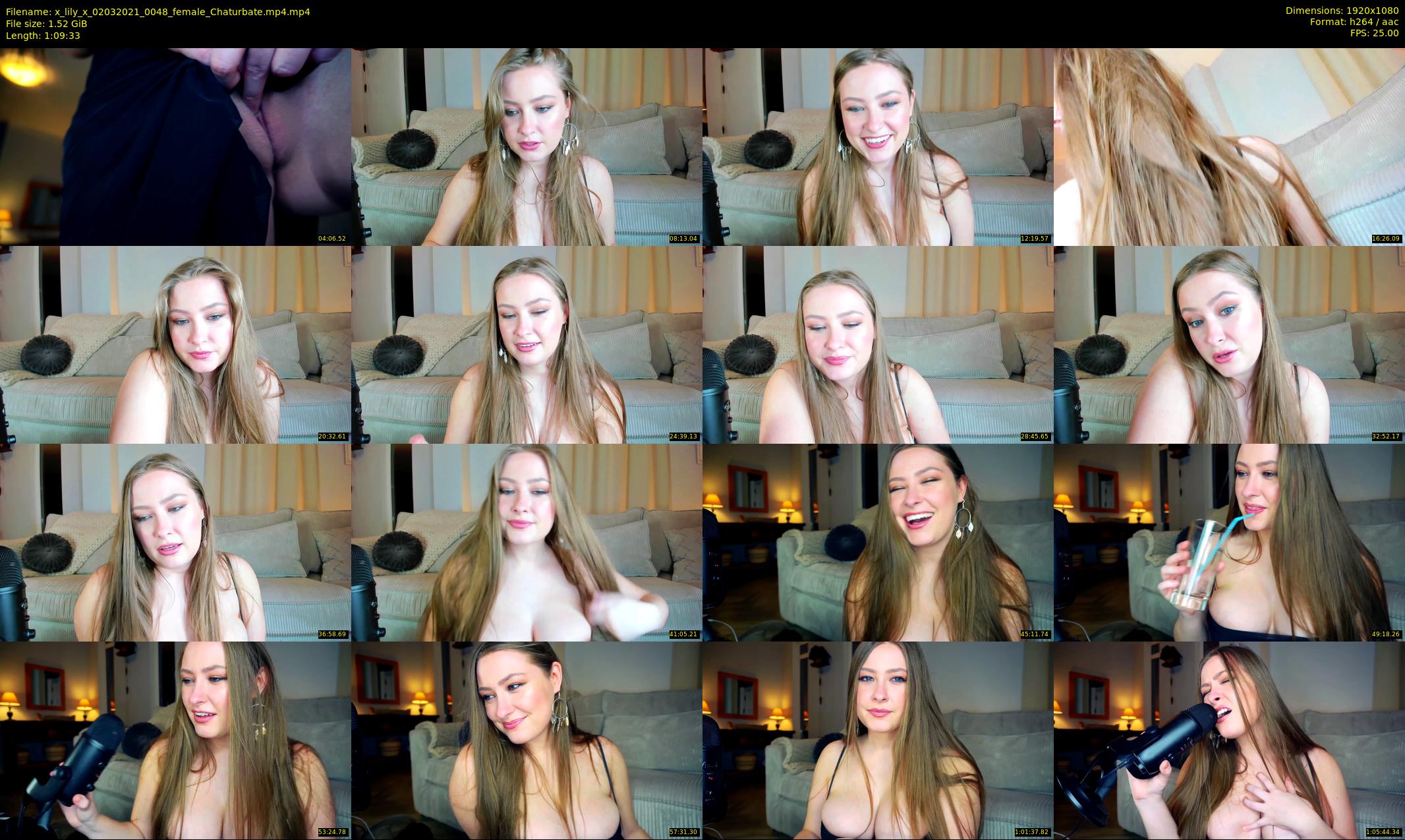 x_lily_x — 70 minute Chaturbate female cam show recording, 1080p, Mar 2, 2021