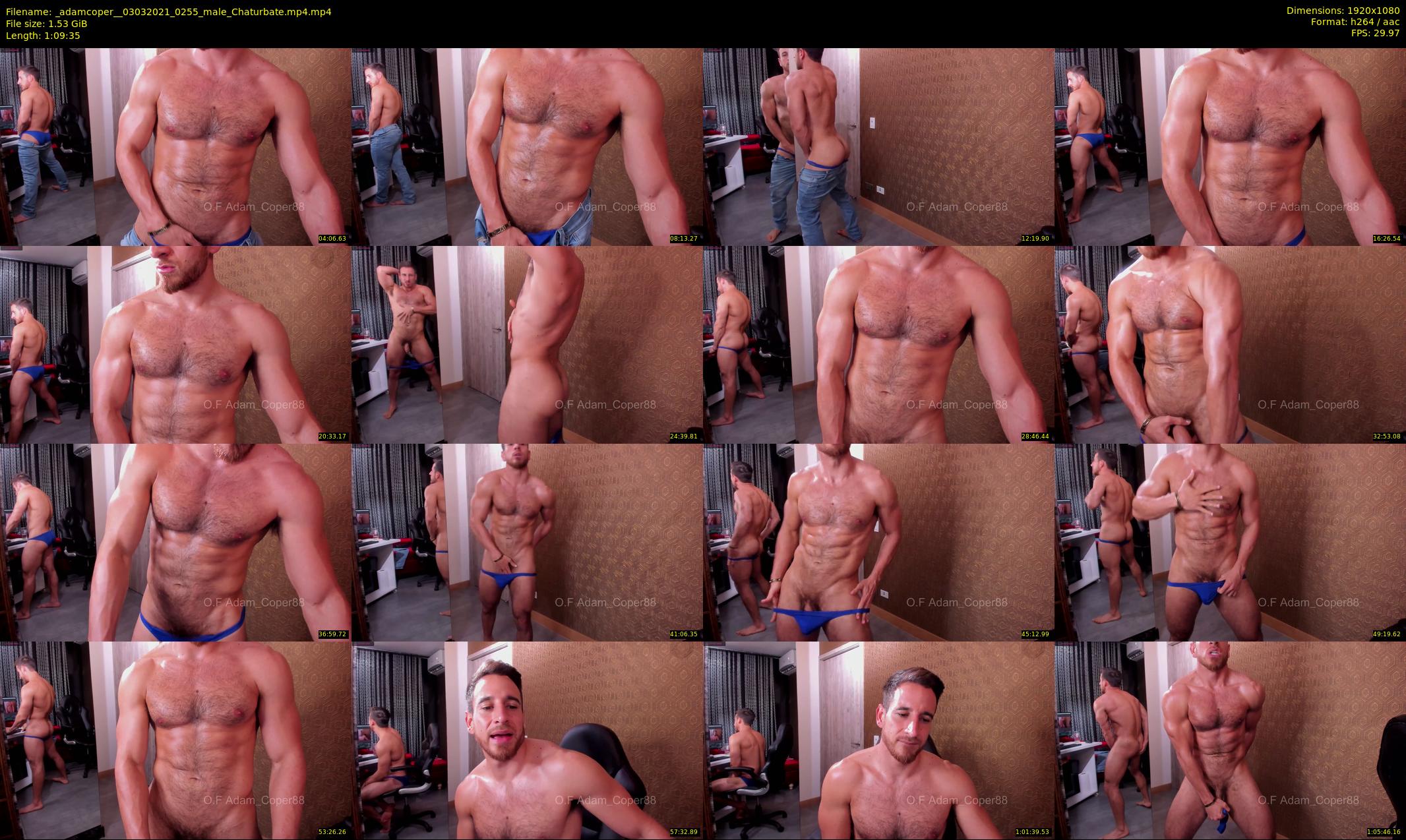 _adamcoper_ — 70 minute Chaturbate male cam show recording, 1080p, Mar 3, 2021