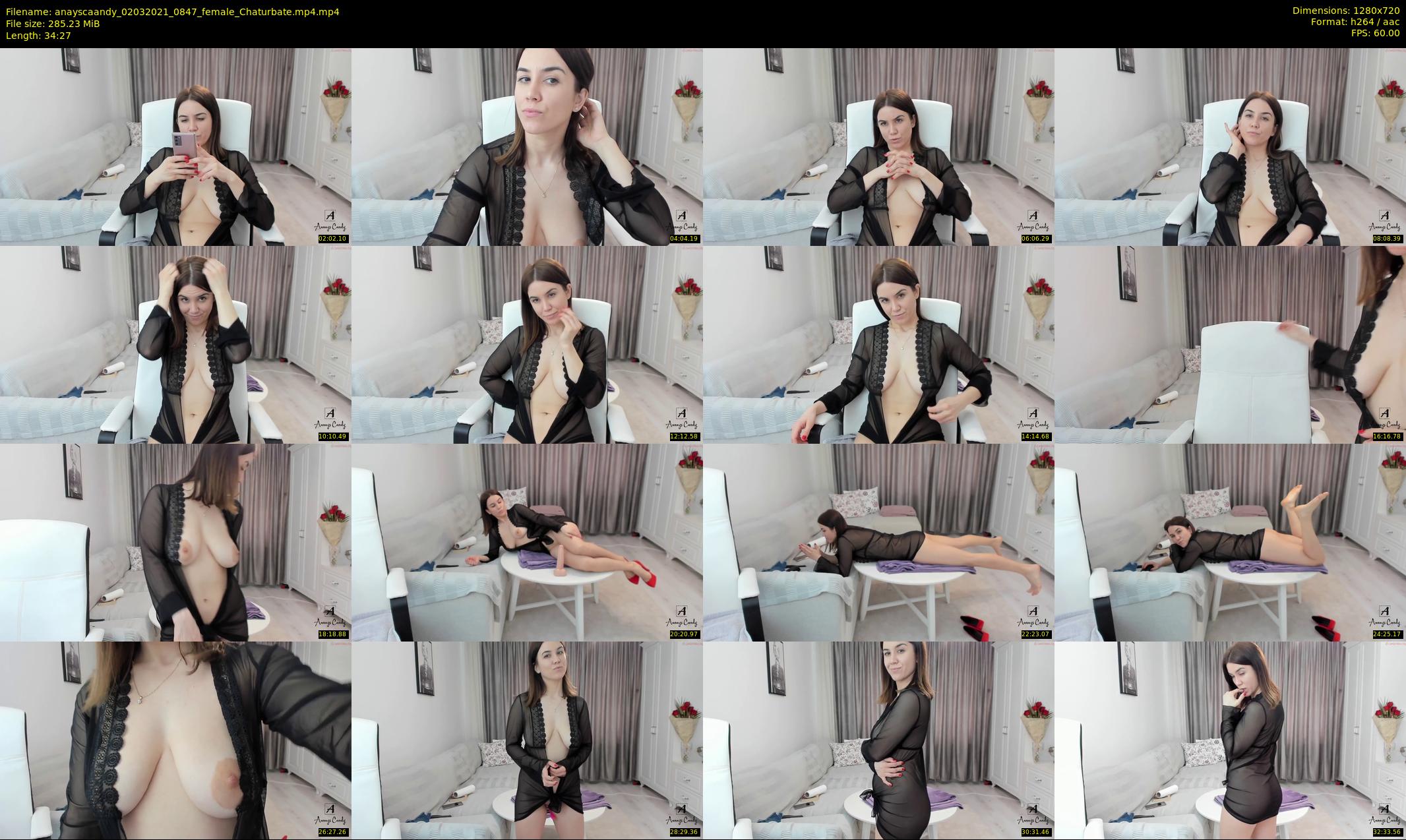 anayscaandy — 35 minute Chaturbate female cam show recording, 720p, Mar 2, 2021
