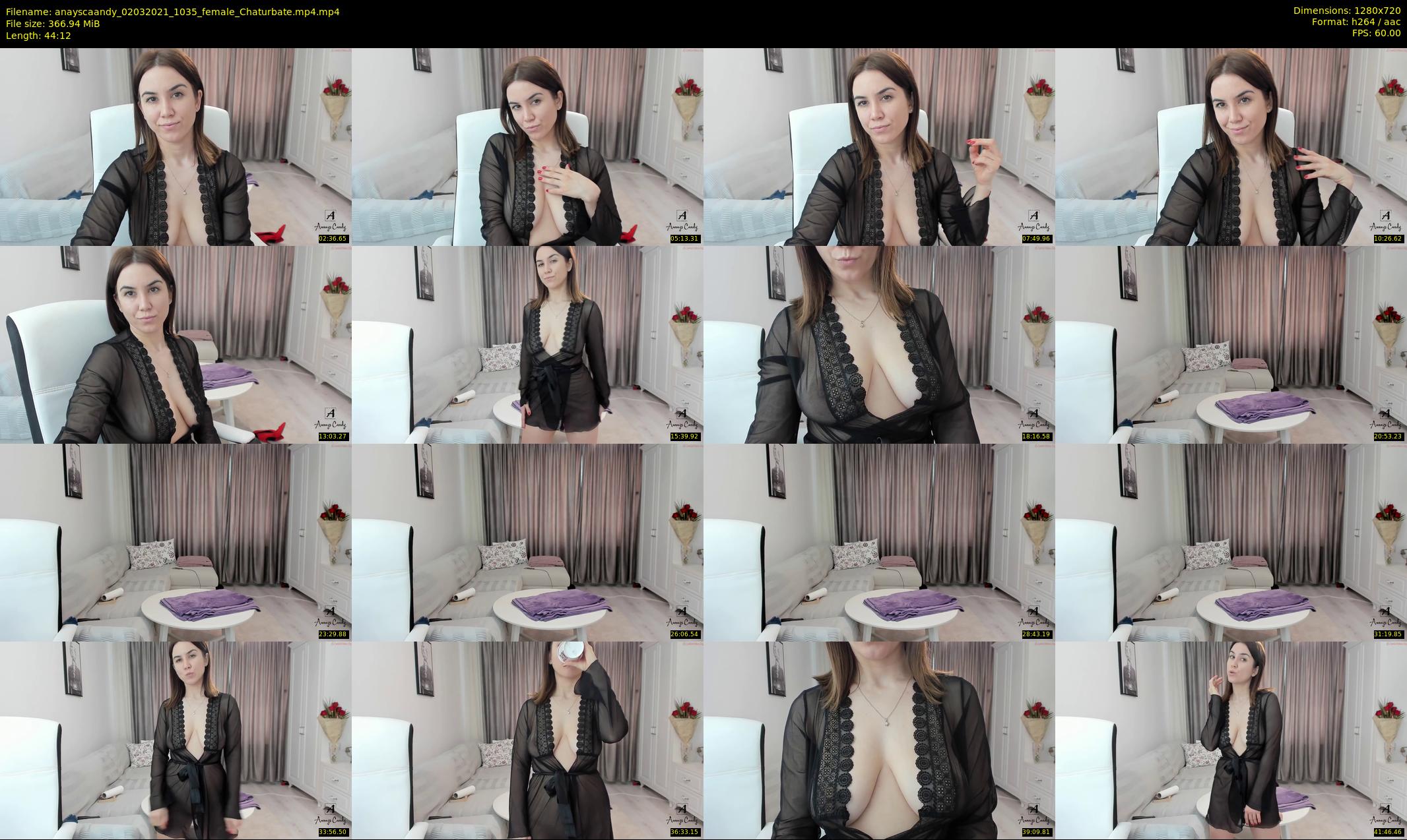 anayscaandy — 45 minute Chaturbate female cam show recording, 720p, Mar 2, 2021