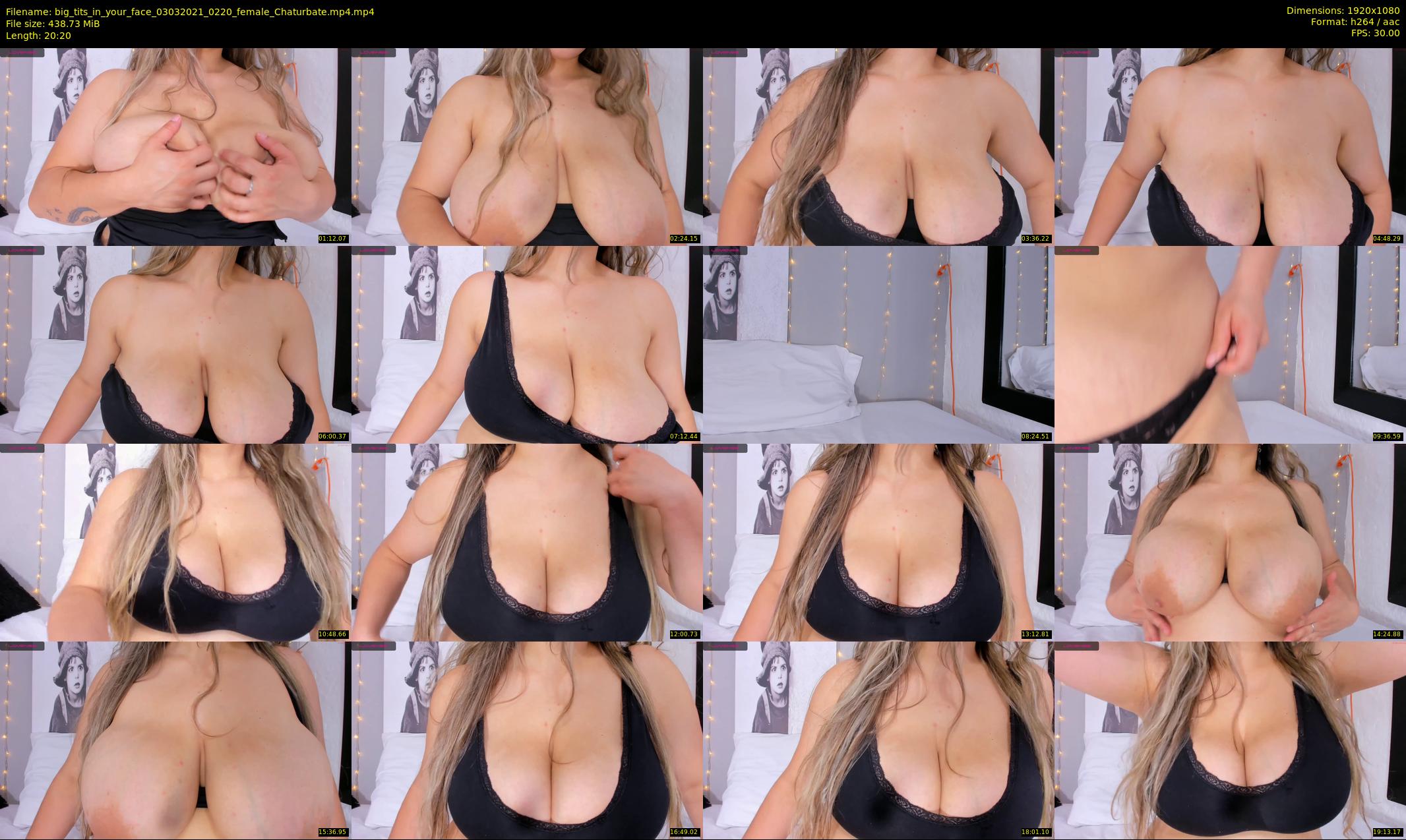 big_tits_in_your_face — 21 minute Chaturbate female cam show recording, 1080p, Mar 3, 2021
