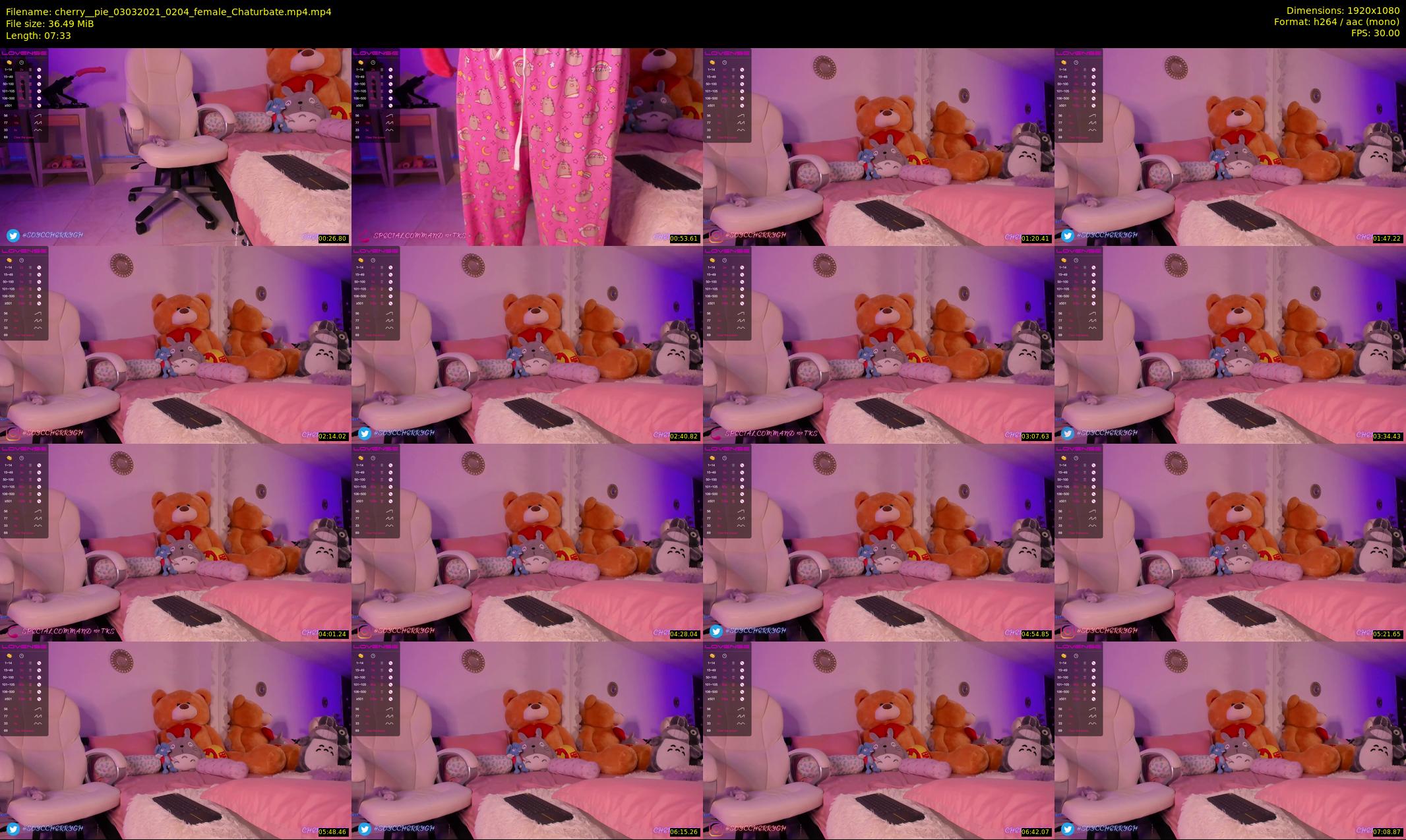 cherry__pie — 8 minute Chaturbate female cam show recording, 1080p, Mar 3, 2021