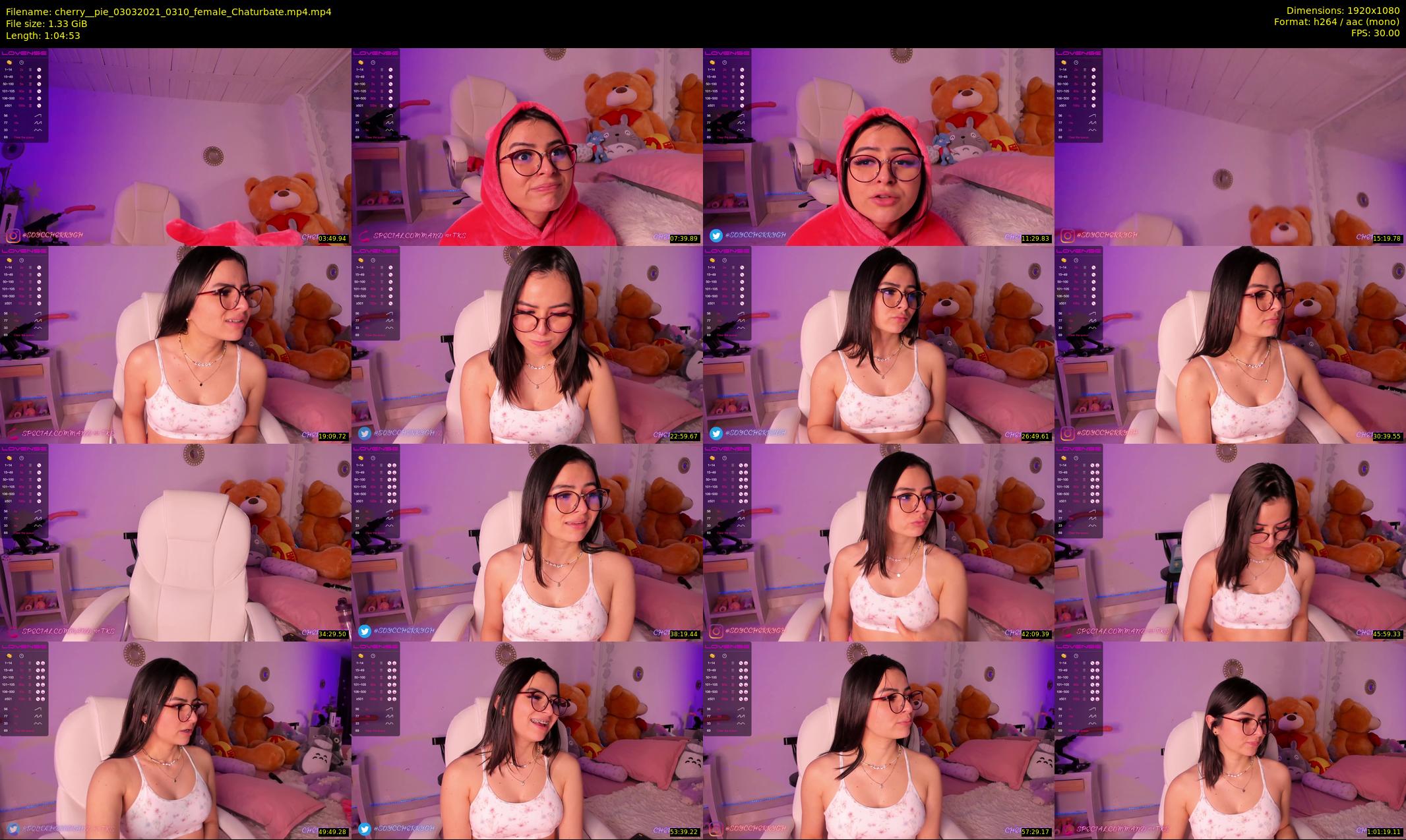 cherry__pie — 65 minute Chaturbate female cam show recording, 1080p, Mar 3, 2021