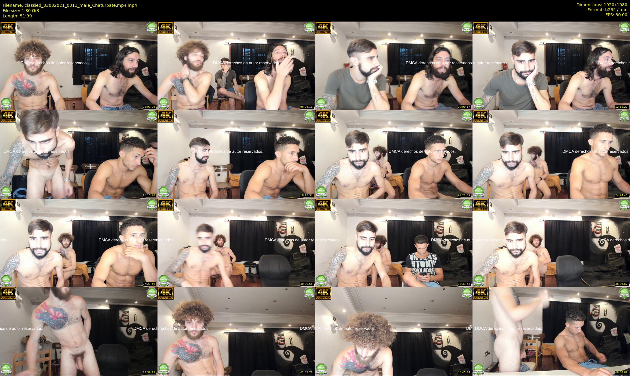 classied — 52 minute Chaturbate male cam show recording, 1080p, Mar 3, 2021