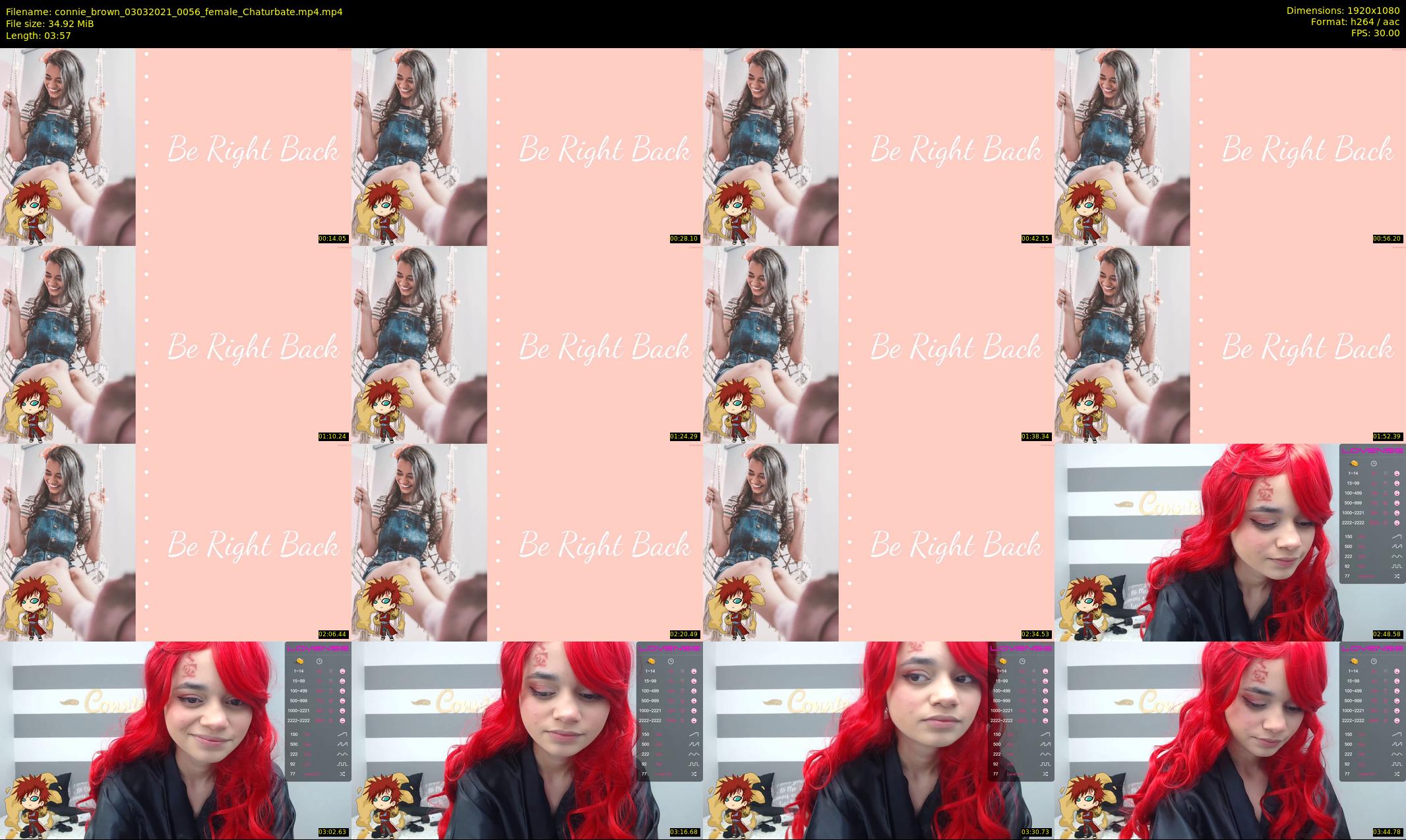 connie_brown — 4 minute Chaturbate female cam show recording, 1080p, Mar 3, 2021
