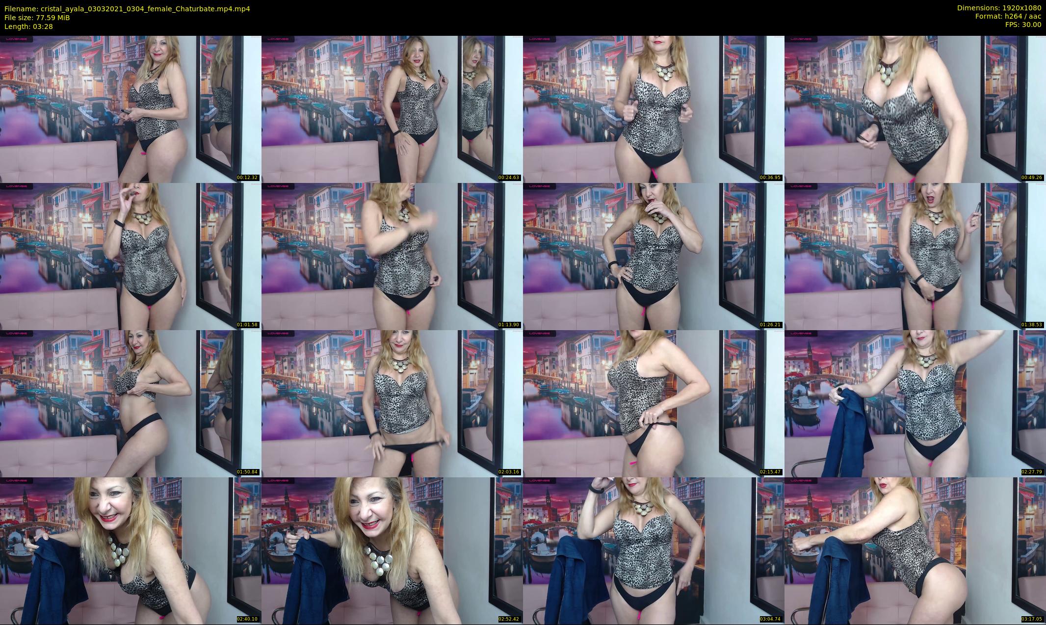 cristal_ayala — 4 minute Chaturbate female cam show recording, 1080p, Mar 3, 2021