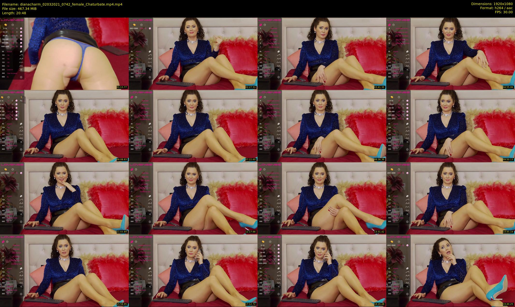 dianacharm — 21 minute Chaturbate female cam show recording, 1080p, Mar 2, 2021