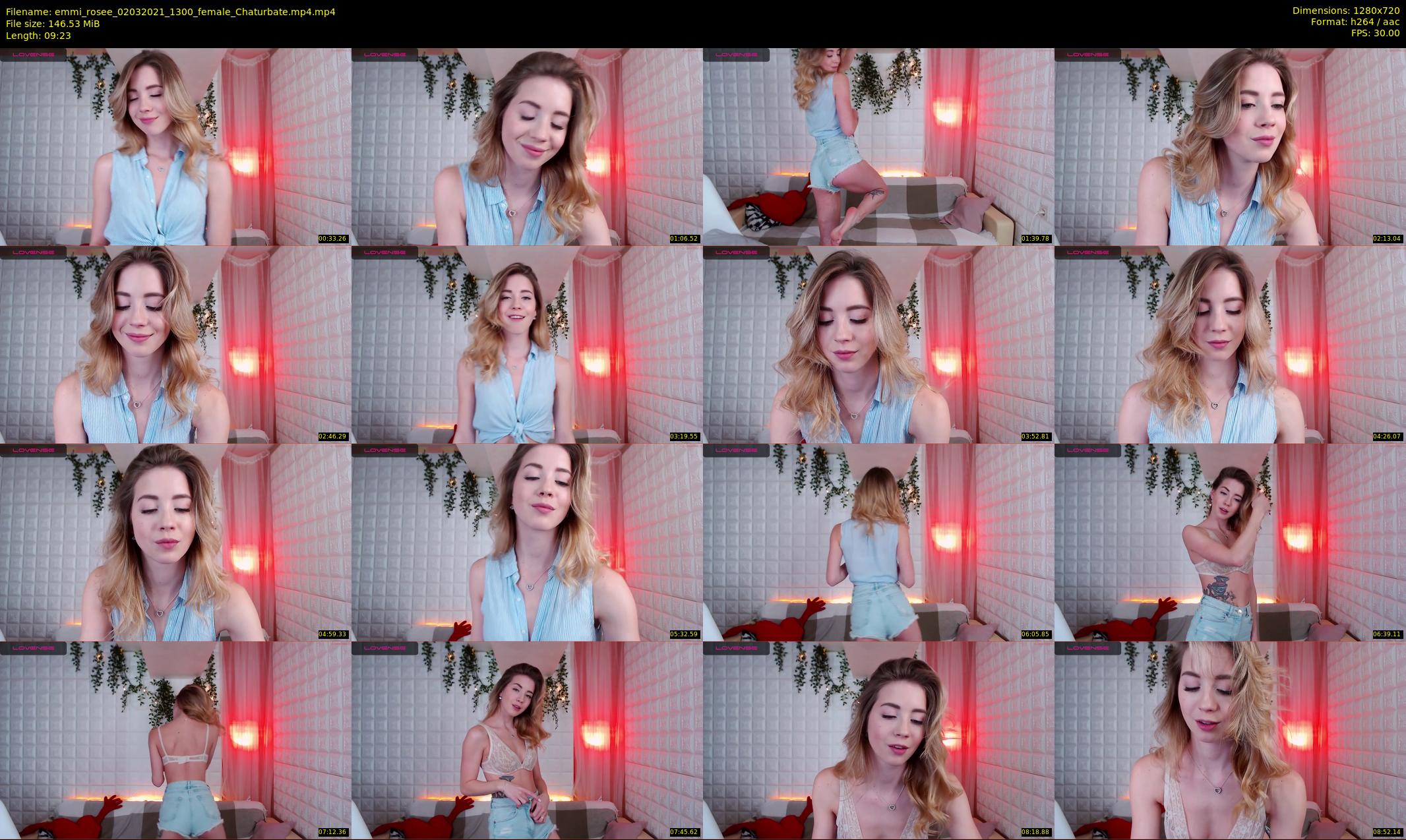 emmi_rosee — 10 minute Chaturbate female cam show recording, 720p, Mar 2, 2021