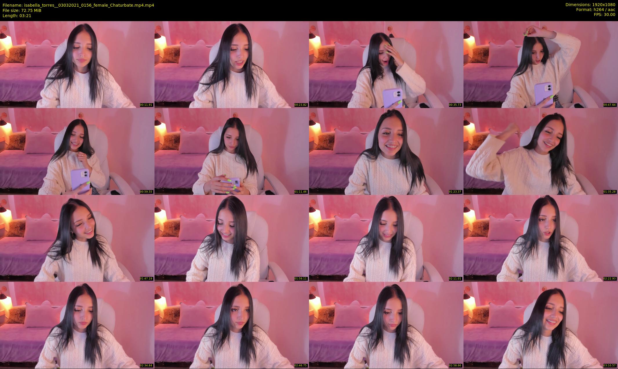 isabella_torres_ — 4 minute Chaturbate female cam show recording, 1080p, Mar 3, 2021