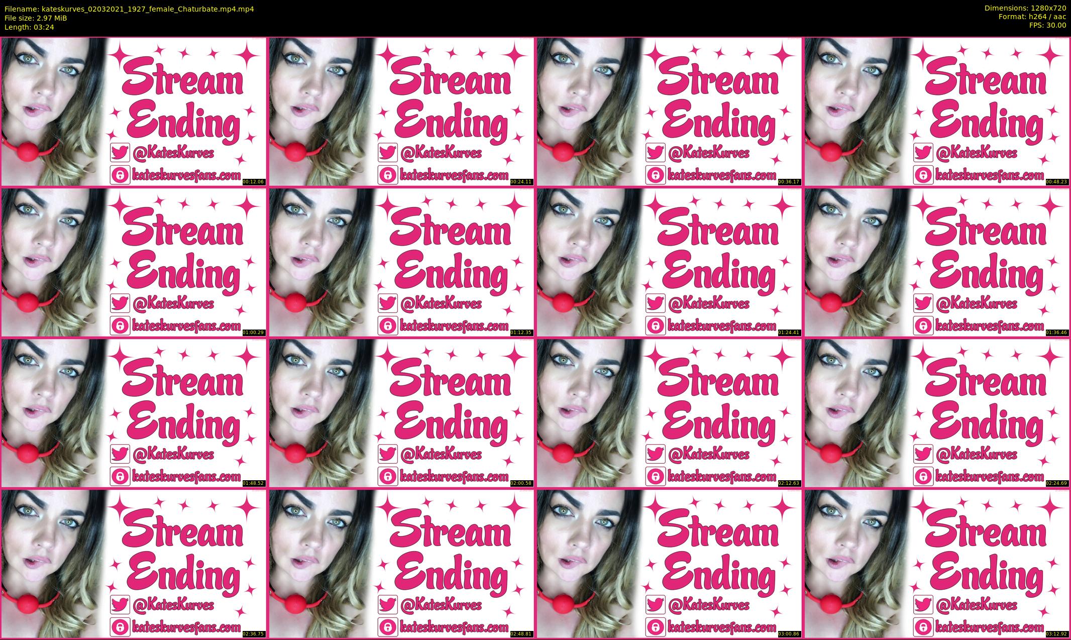 kateskurves — 4 minute Chaturbate female cam show recording, 720p, Mar 2, 2021