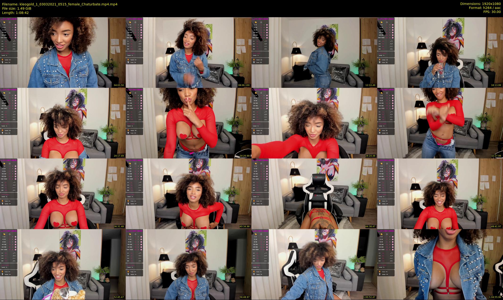 kleogold_1 — 69 minute Chaturbate female cam show recording, 1080p, Mar 3, 2021