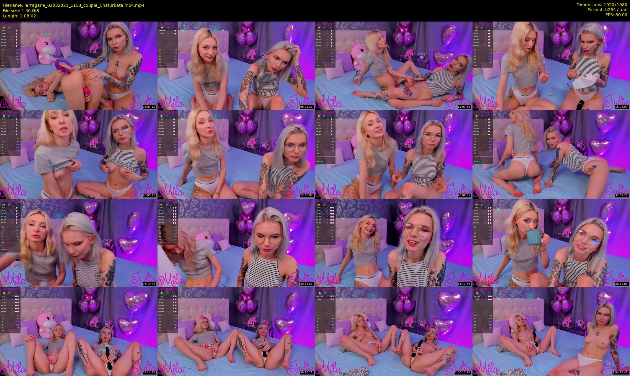 larragane — 69 minute Chaturbate couple cam show recording, 1080p, Mar 2, 2021