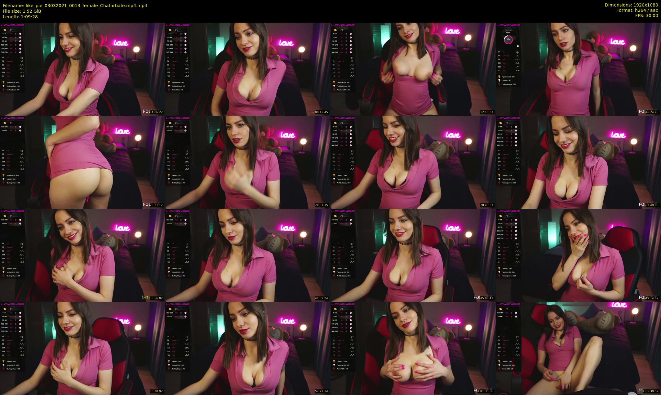 like_pie — 70 minute Chaturbate couple cam show recording, 1080p, Mar 3, 2021
