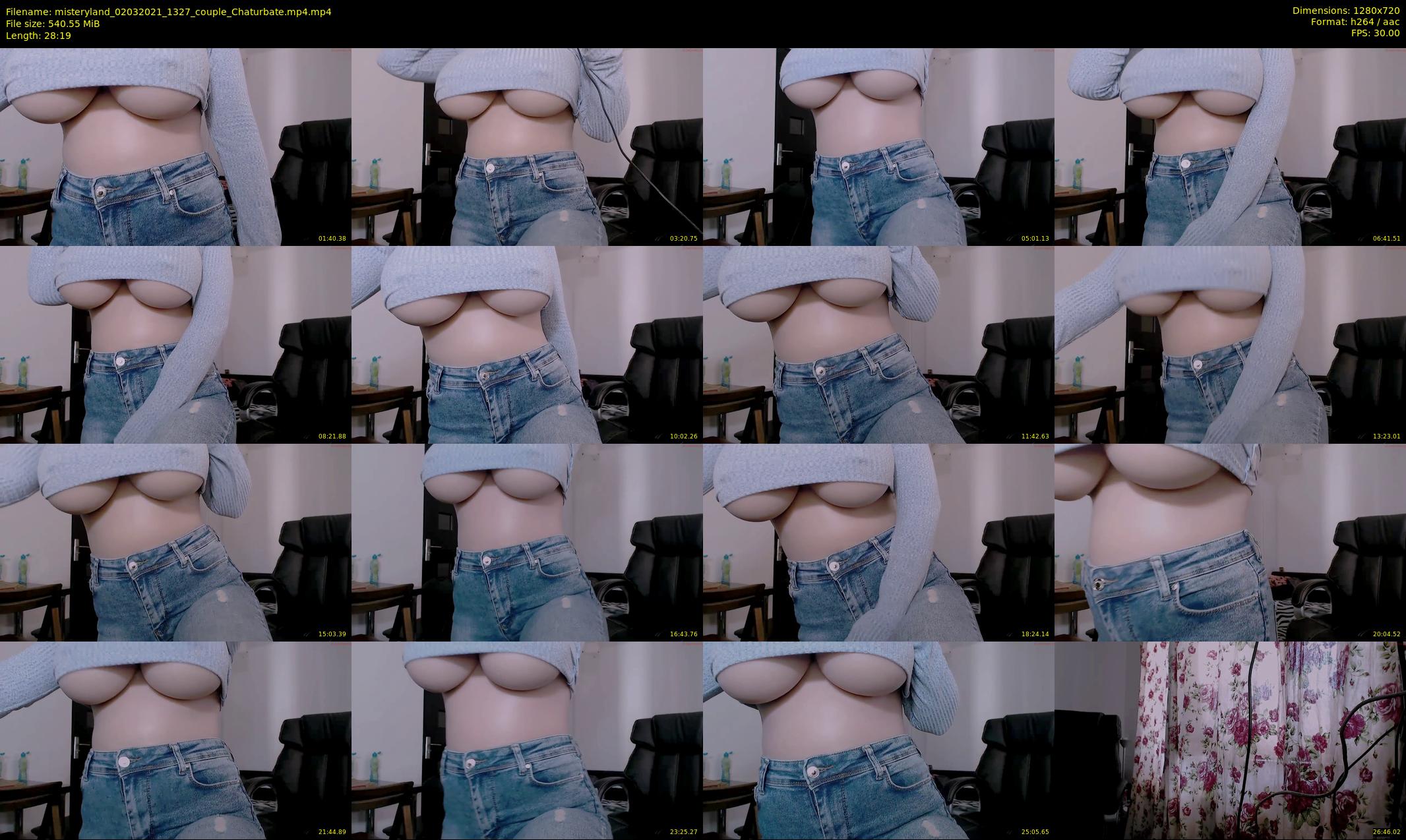 misteryland — 29 minute Chaturbate couple cam show recording, 720p, Mar 2, 2021