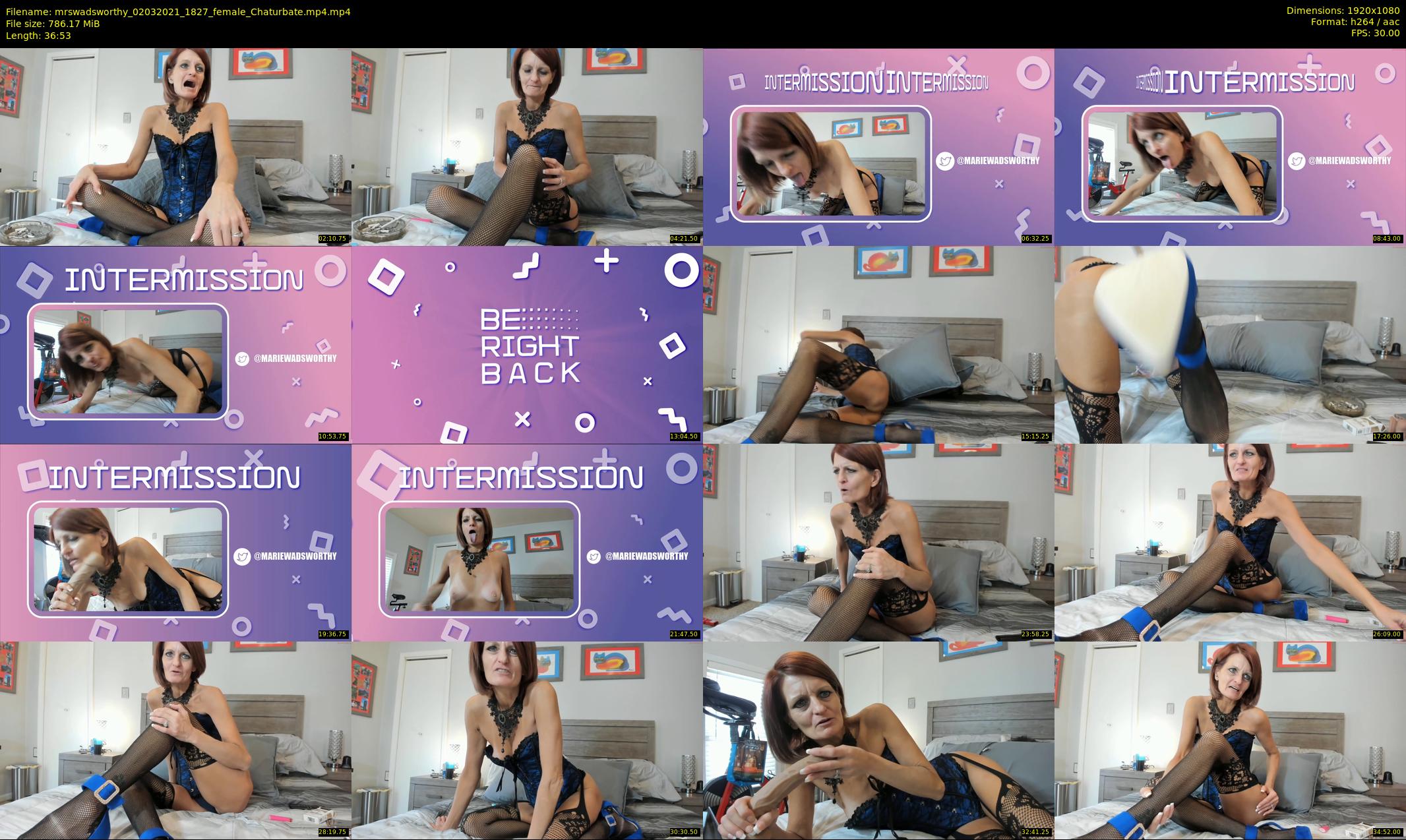 mrswadsworthy — 37 minute Chaturbate female cam show recording, 1080p, Mar 2, 2021
