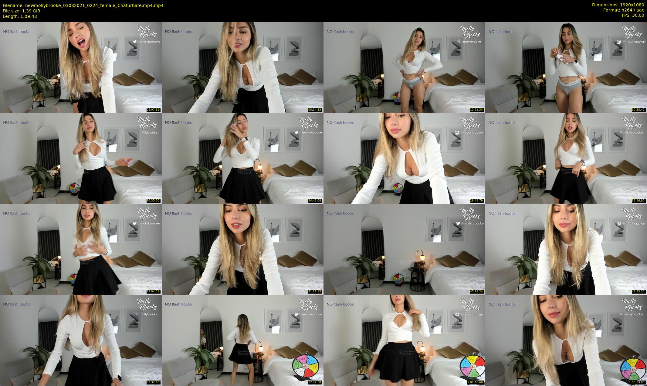 newmollybrooke — 70 minute Chaturbate female cam show recording, 1080p, Mar 3, 2021