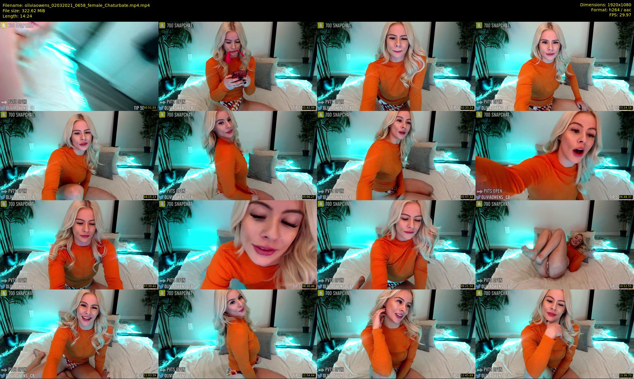 oliviaowens — 15 minute Chaturbate female cam show recording, 1080p, Mar 2, 2021