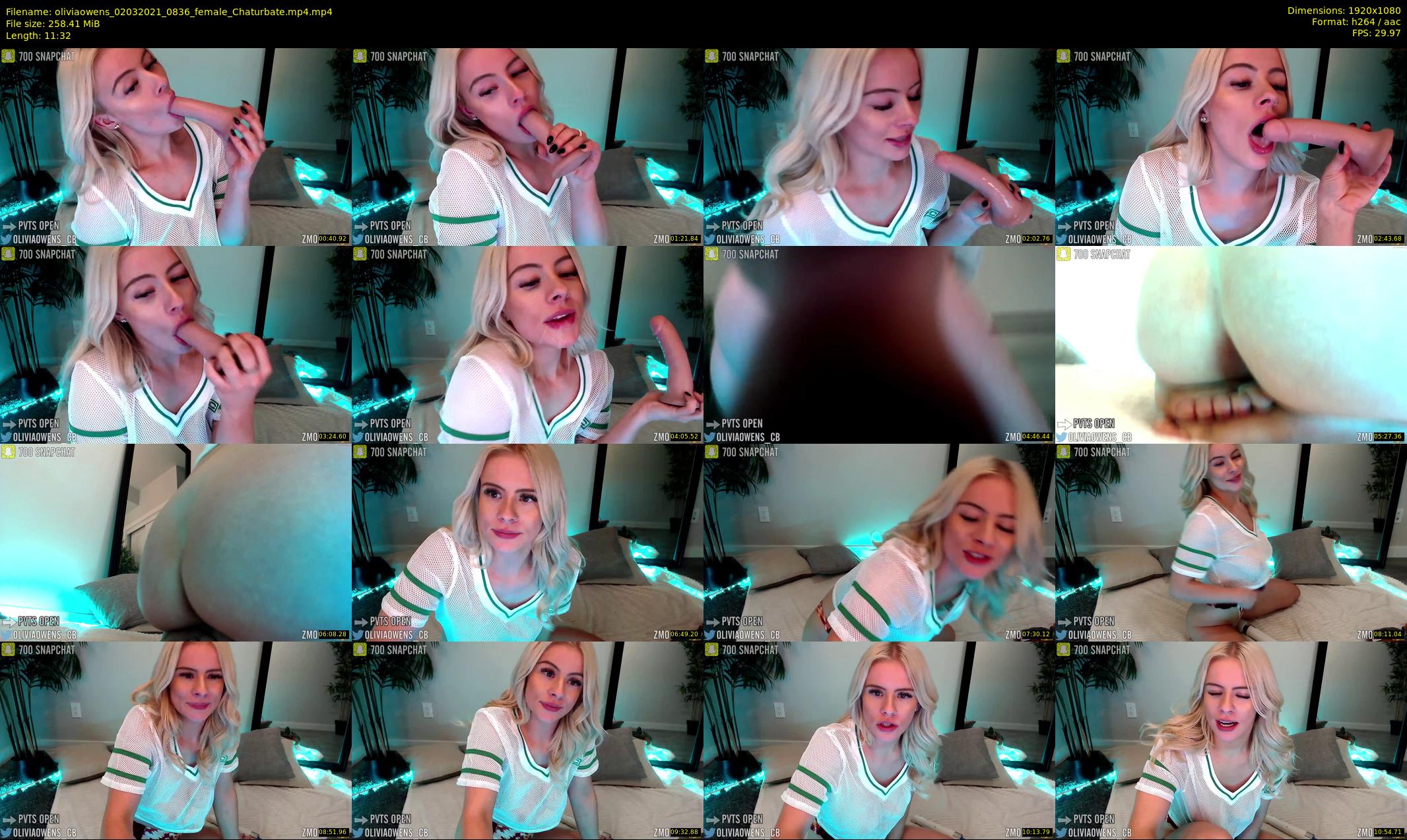 oliviaowens — 12 minute Chaturbate female cam show recording, 1080p, Mar 2, 2021