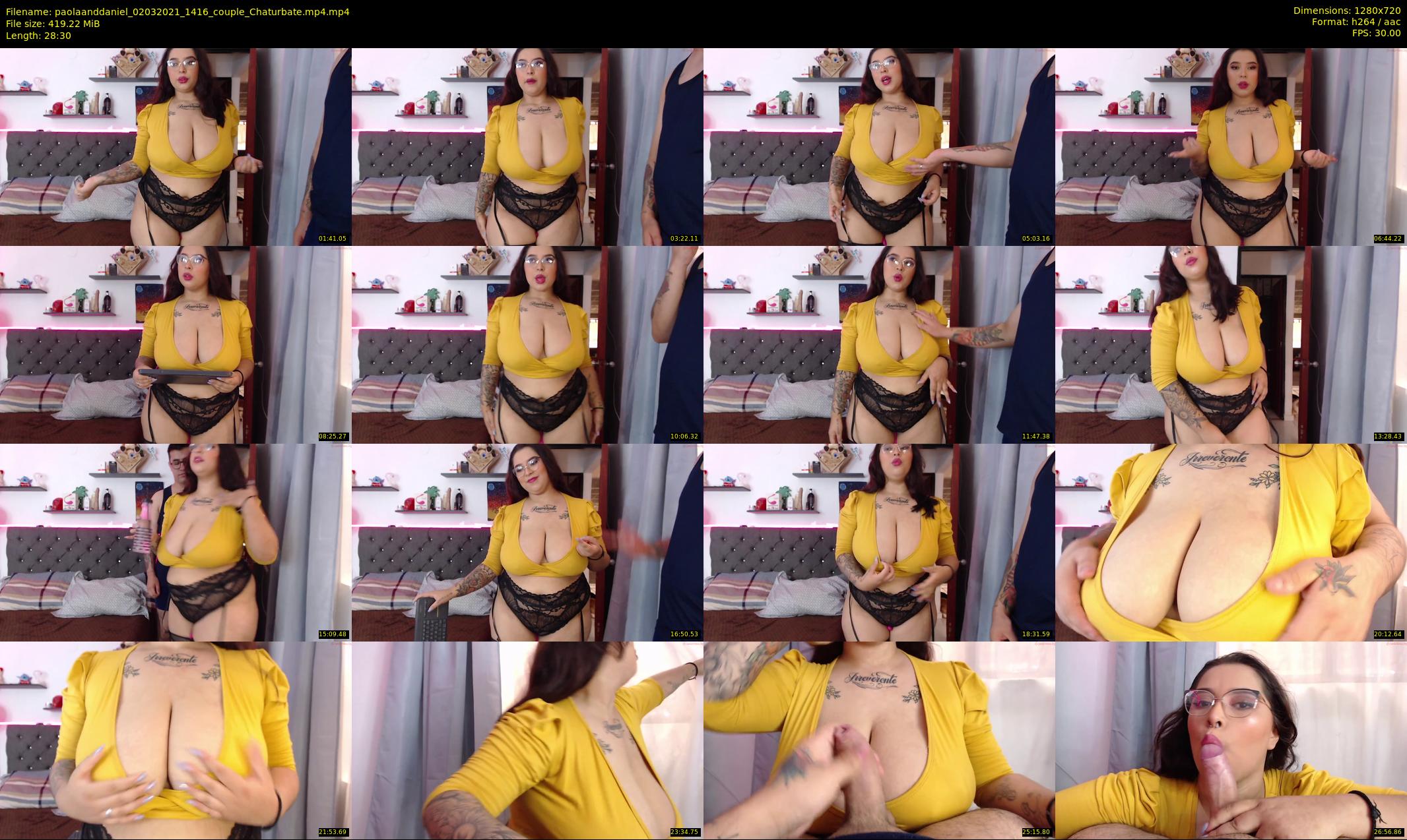 paolaanddaniel — 29 minute Chaturbate couple cam show recording, 720p, Mar 2, 2021