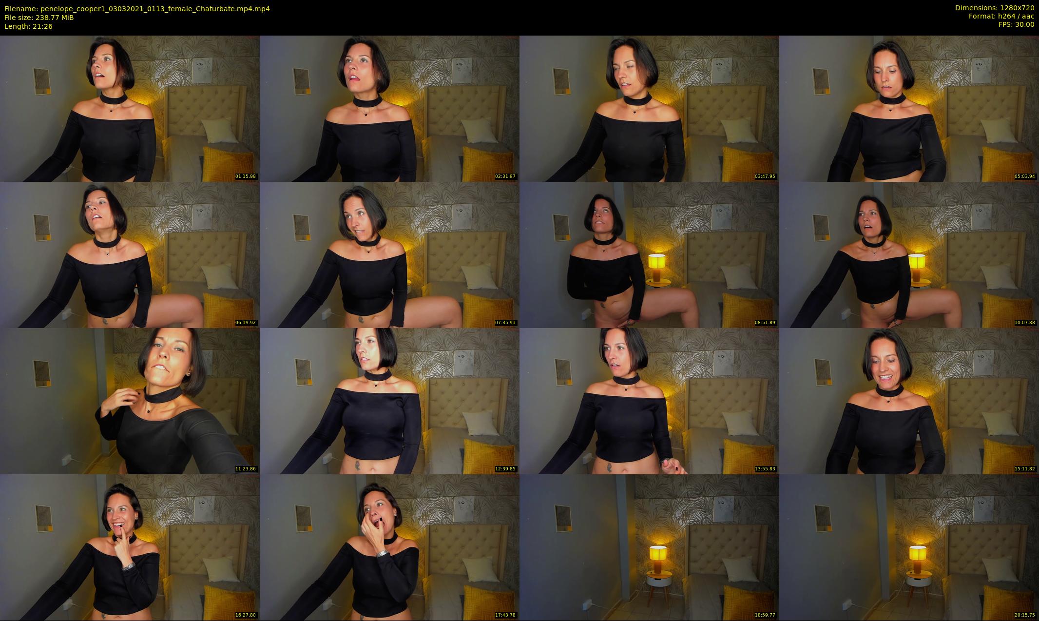 penelope_cooper1 — 22 minute Chaturbate female cam show recording, 720p, Mar 3, 2021