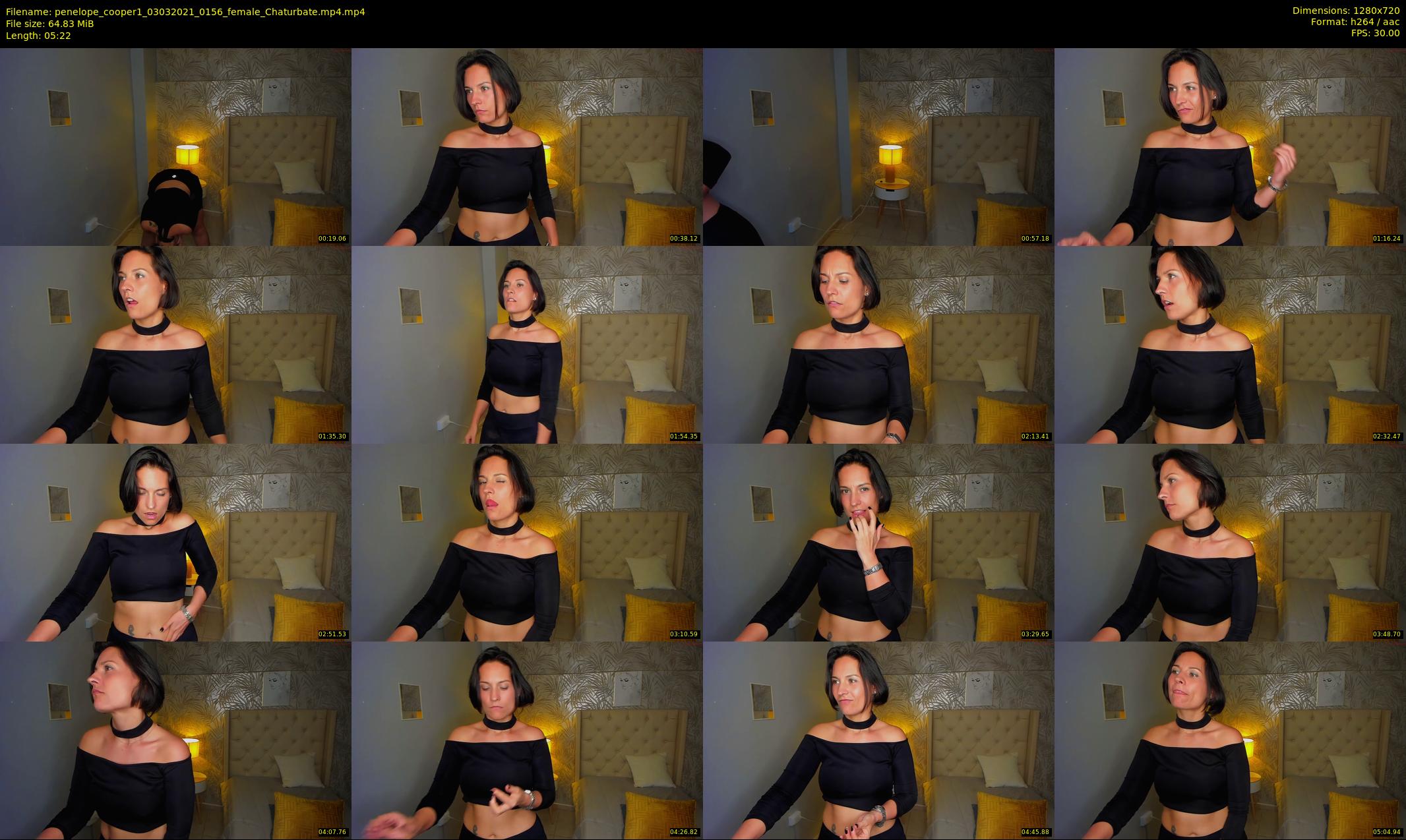 penelope_cooper1 — 6 minute Chaturbate female cam show recording, 720p, Mar 3, 2021