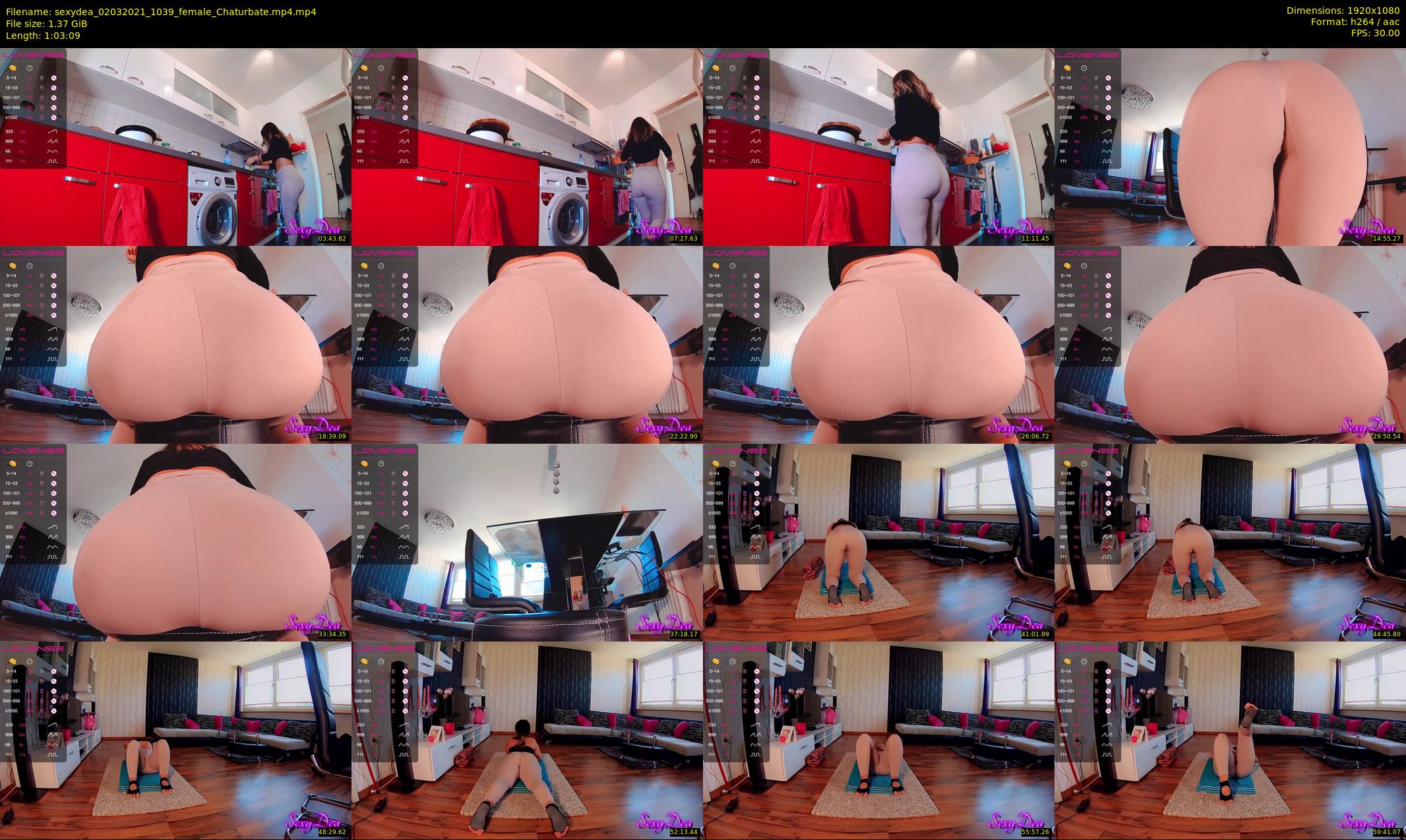 sexydea — 64 minute Chaturbate female cam show recording, 1080p, Mar 2, 2021