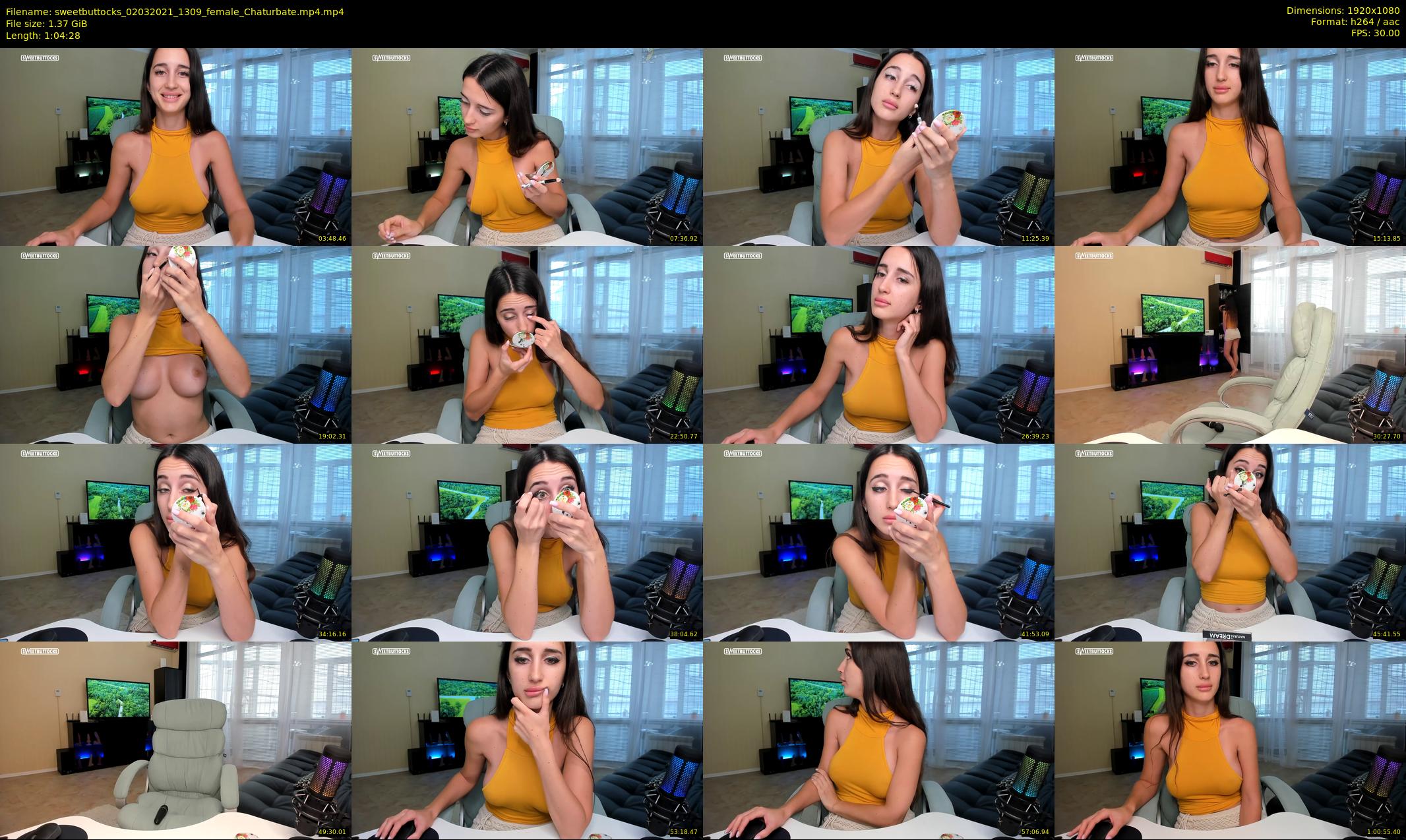 sweetbuttocks — 65 minute Chaturbate female cam show recording, 1080p, Mar 2, 2021