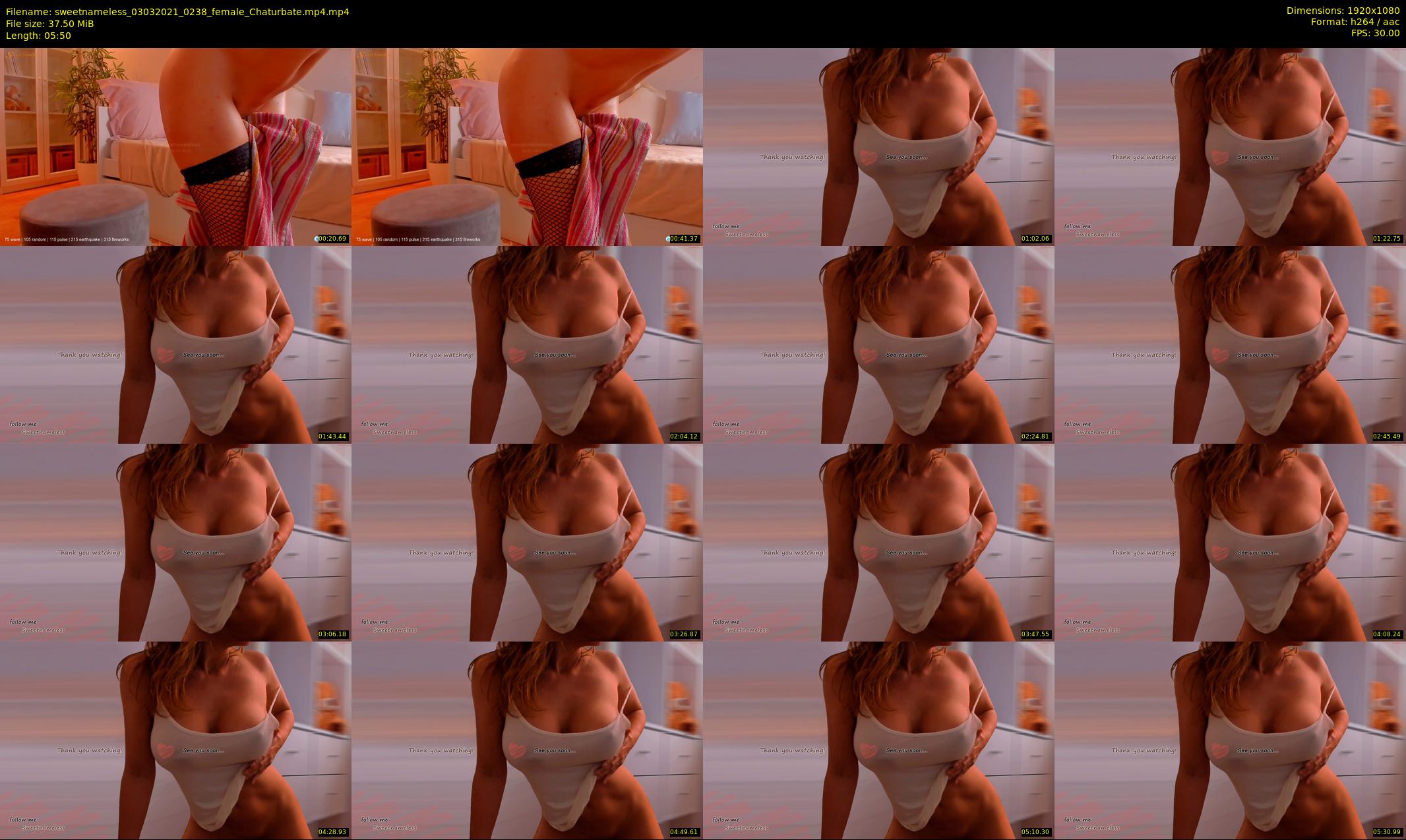 sweetnameless — 6 minute Chaturbate couple cam show recording, 1080p, Mar 3, 2021