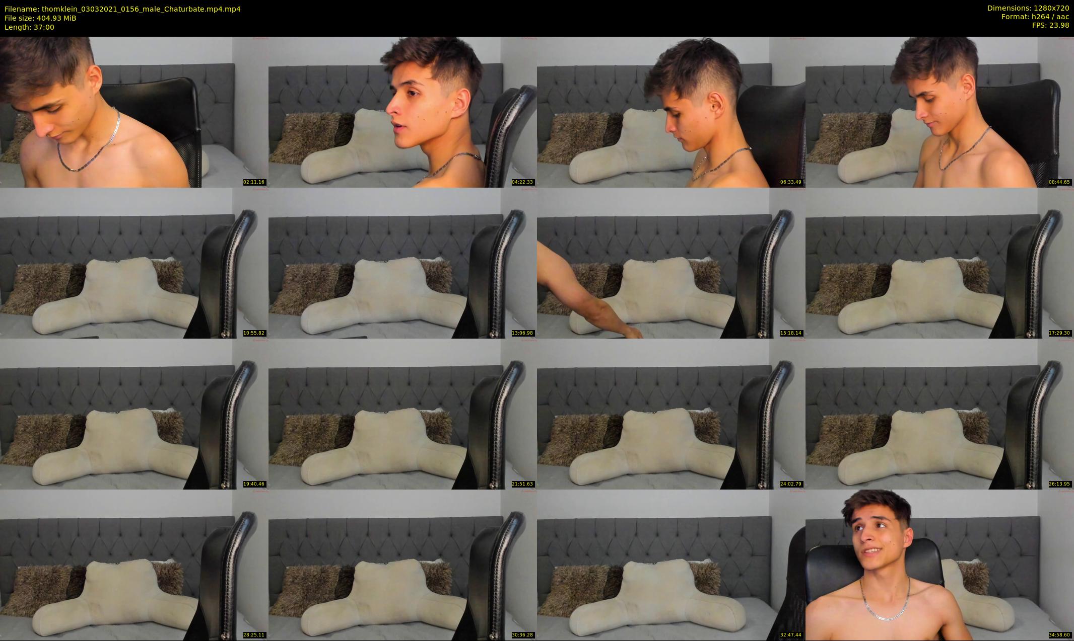 thomklein — 37 minute Chaturbate male cam show recording, 720p, Mar 3, 2021