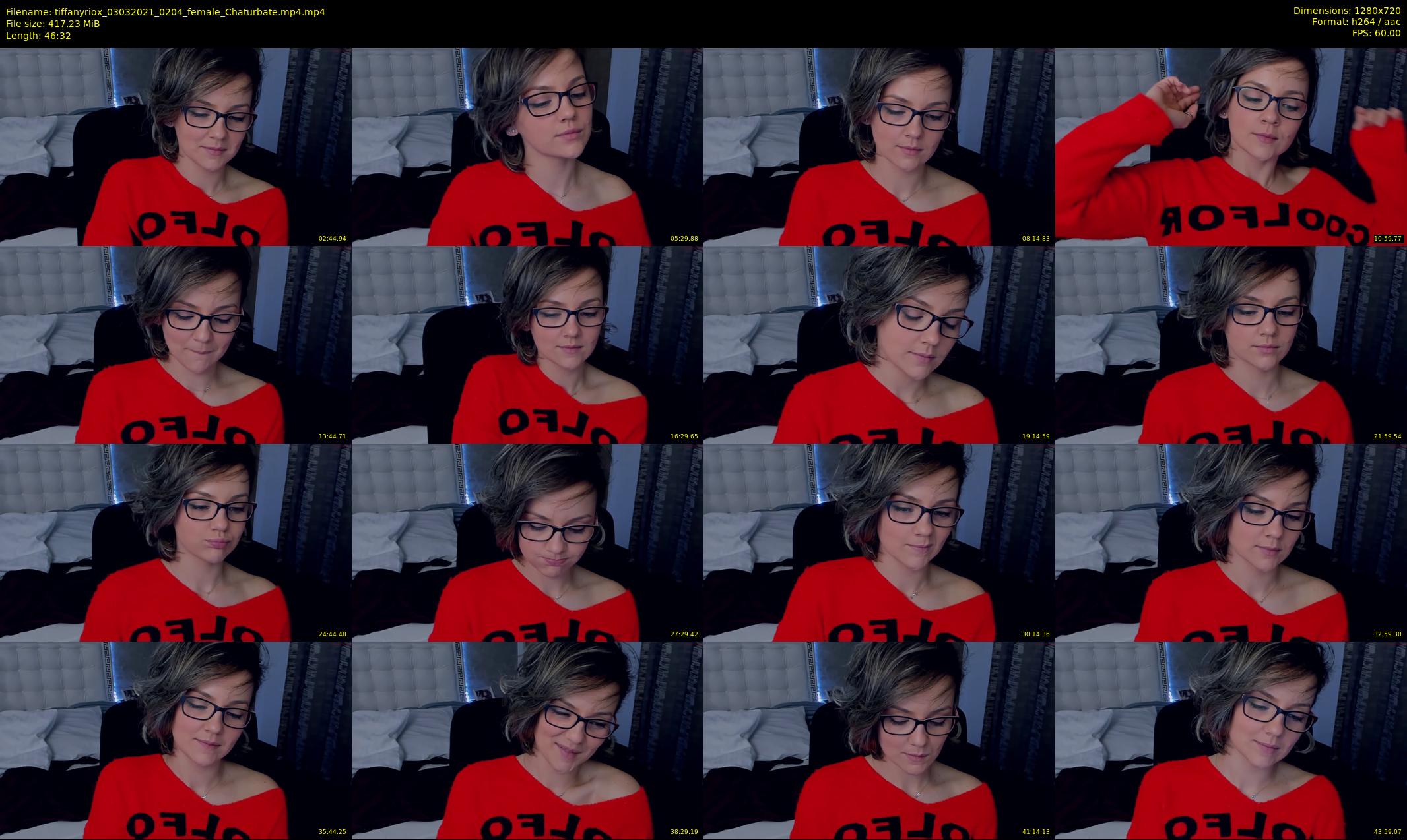 tiffanyriox — 47 minute Chaturbate female cam show recording, 720p, Mar 3, 2021