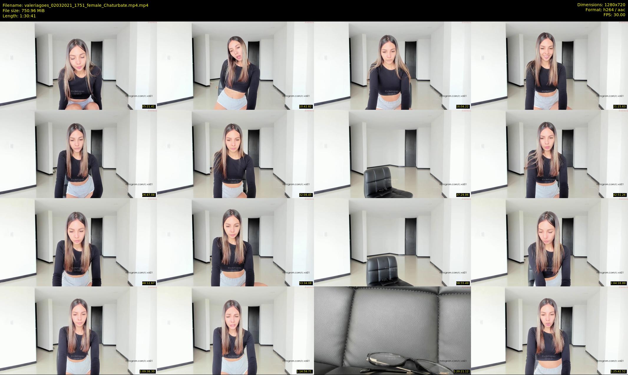 valeriagoes — 91 minute Chaturbate female cam show recording, 720p, Mar 2, 2021
