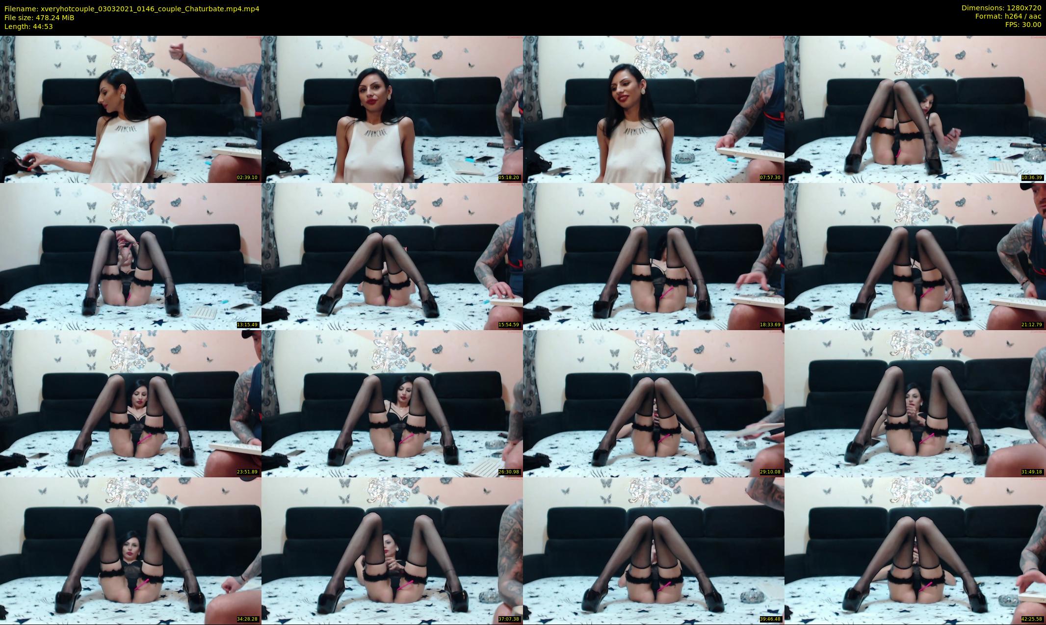 xveryhotcouple — 45 minute Chaturbate female cam show recording, 720p, Mar 3, 2021