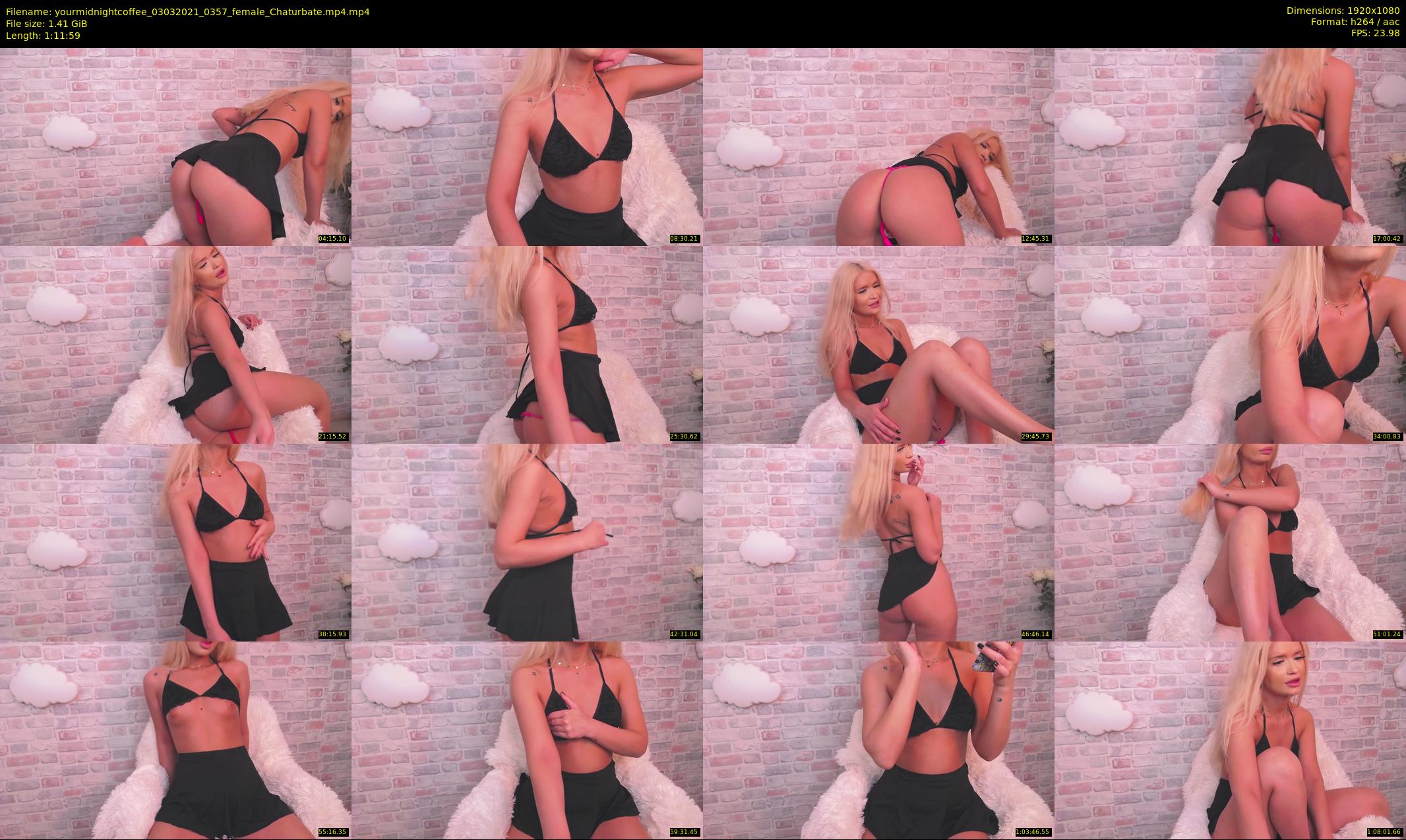 yourmidnightcoffee — 72 minute Chaturbate female cam show recording, 1080p, Mar 3, 2021