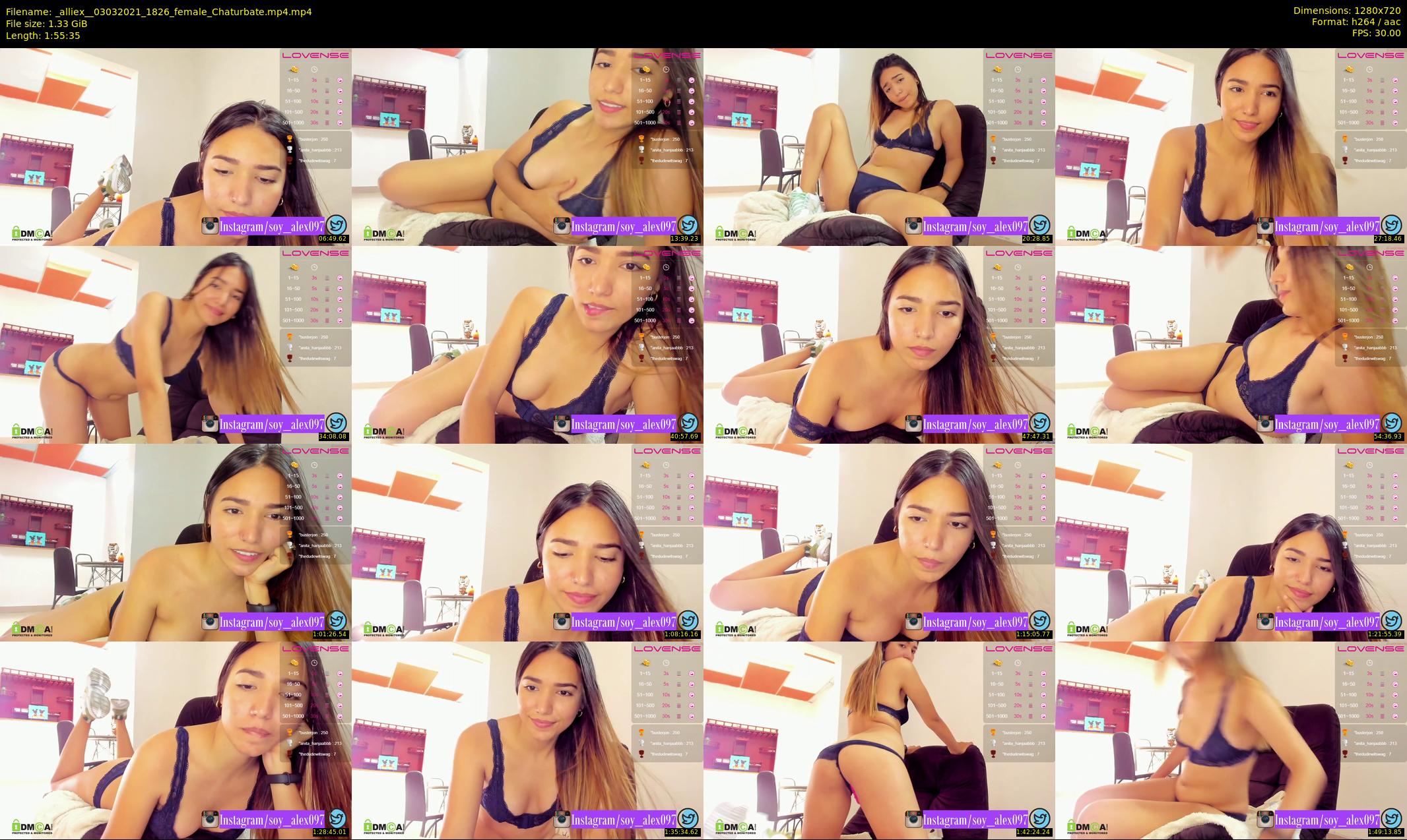 _alliex_ — 116 minute Chaturbate female cam show recording, 720p, Mar 3, 2021