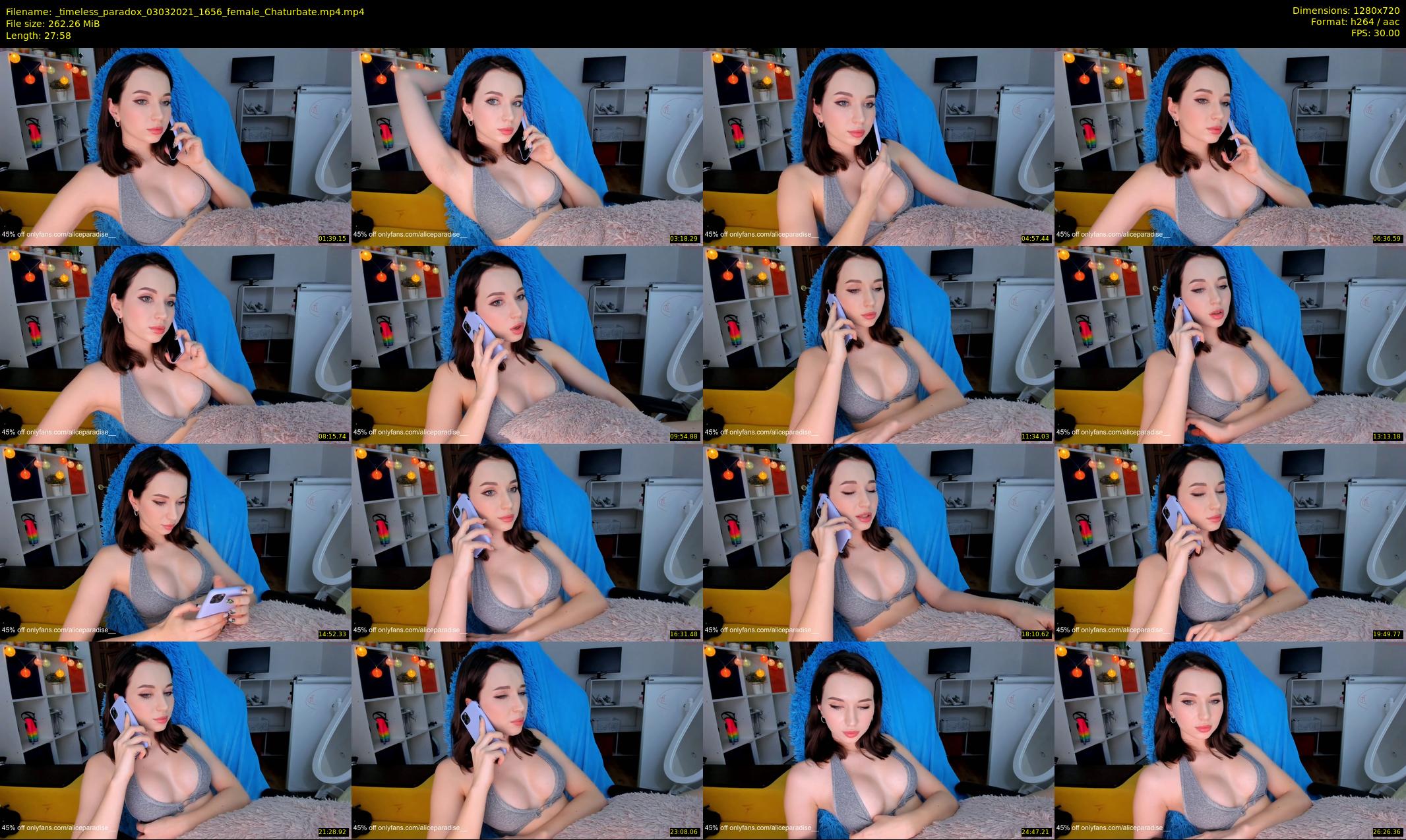 _timeless_paradox — 28 minute Chaturbate female cam show recording, 720p, Mar 3, 2021
