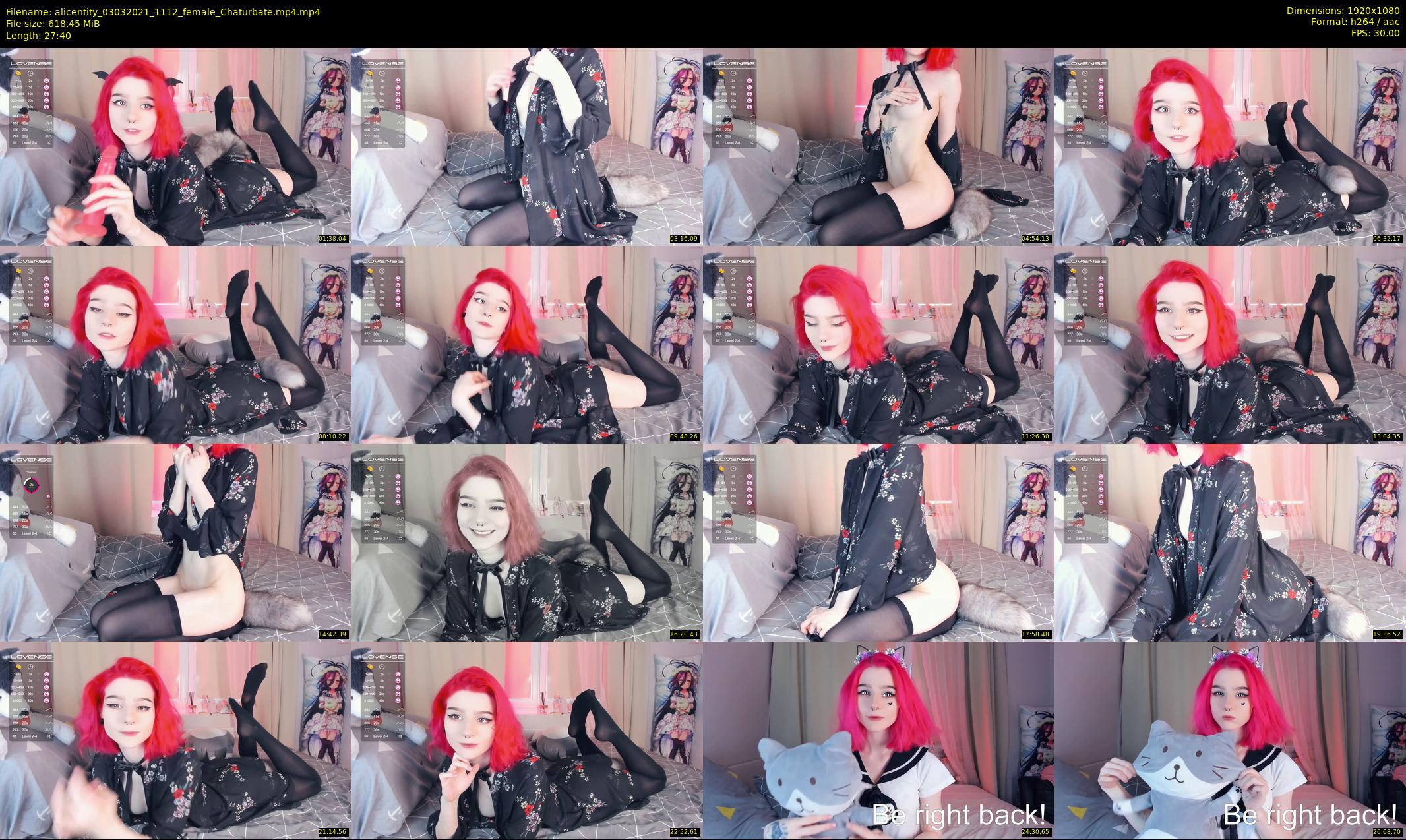 alicentity — 28 minute Chaturbate female cam show recording, 1080p, Mar 3, 2021