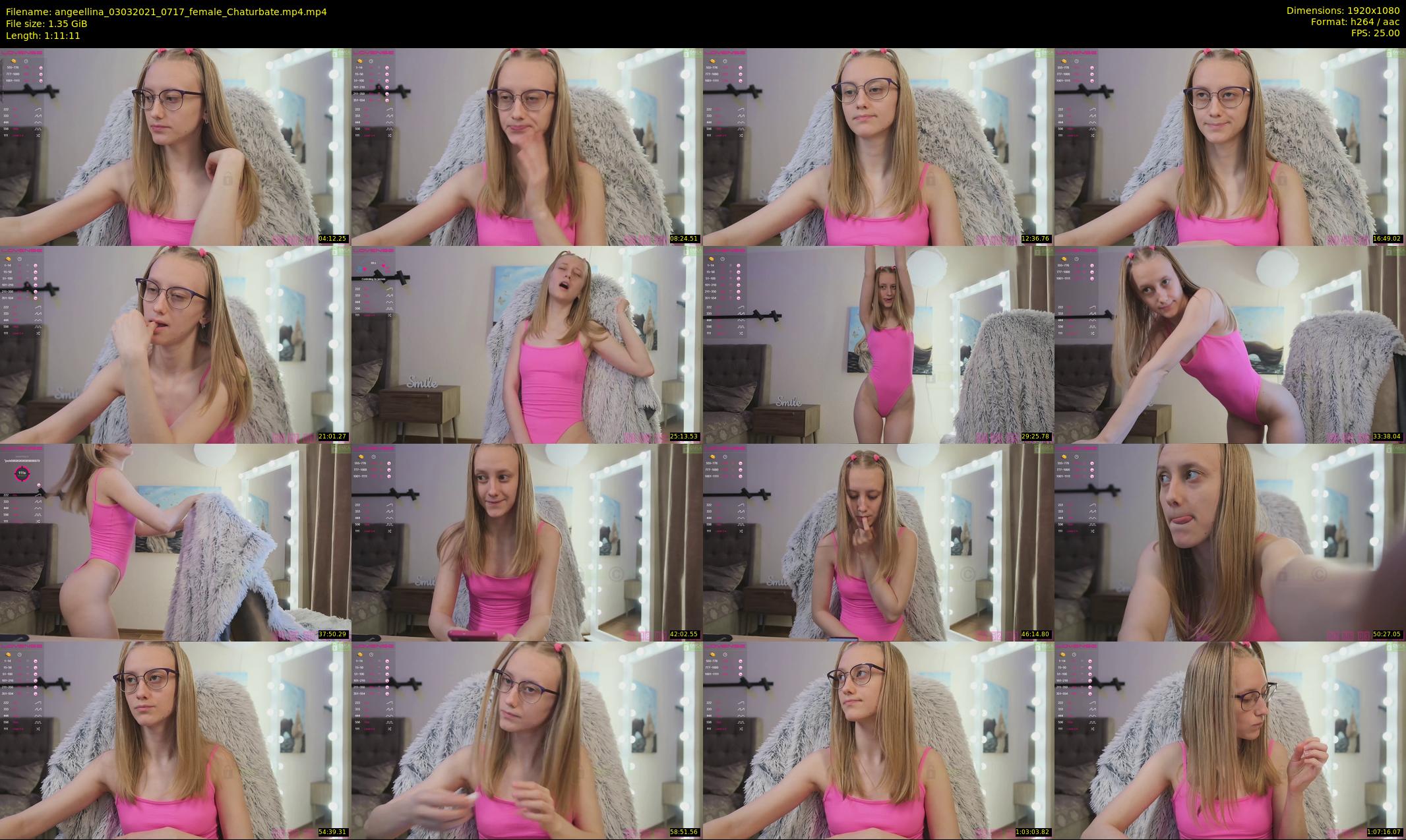 angeellina — 72 minute Chaturbate female cam show recording, 1080p, Mar 3, 2021