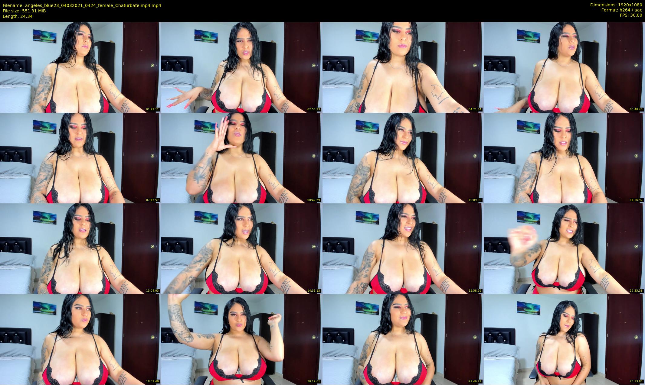 angeles_blue23 — 25 minute Chaturbate female cam show recording, 1080p, Mar 4, 2021