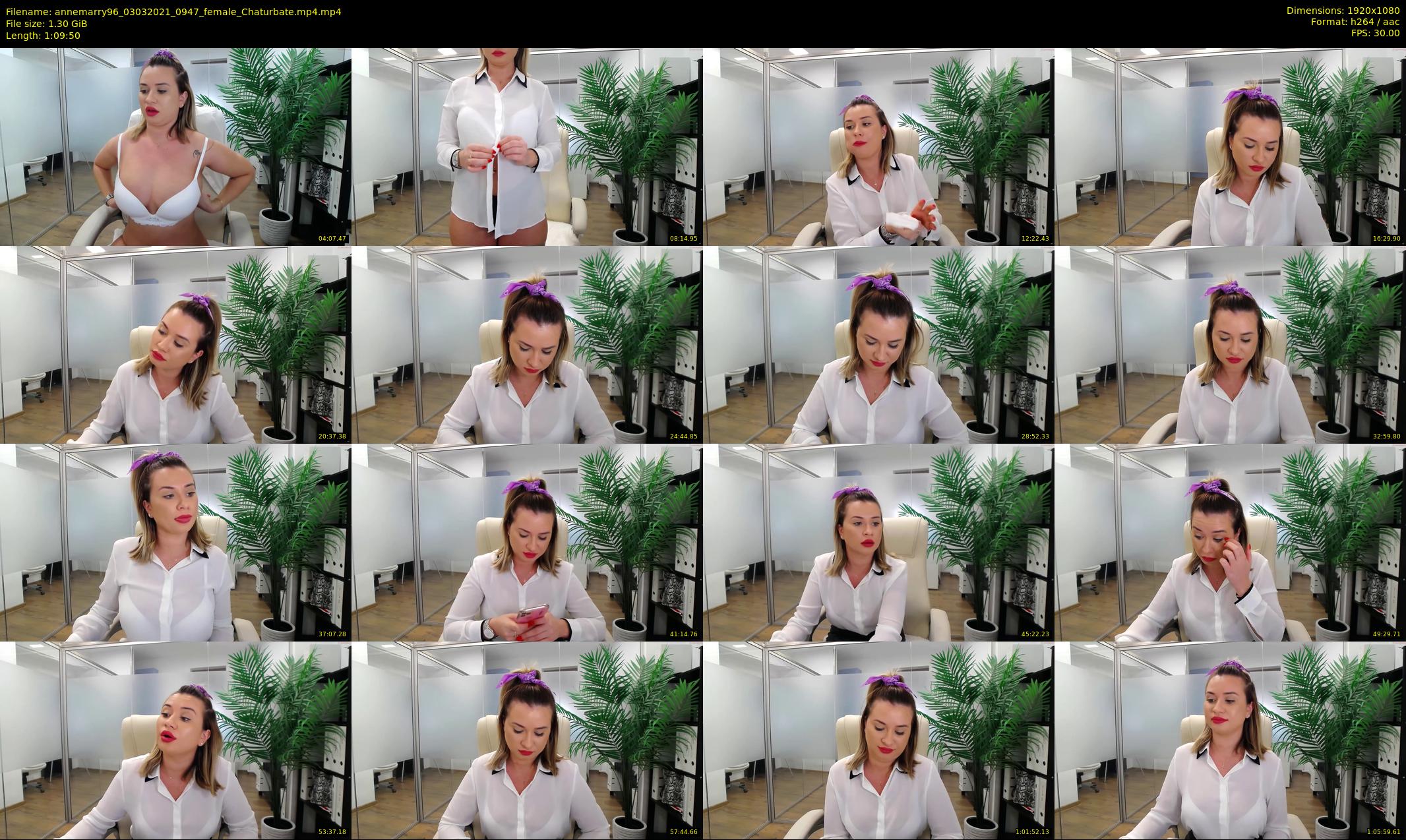 annemarry96 — 70 minute Chaturbate female cam show recording, 1080p, Mar 3, 2021
