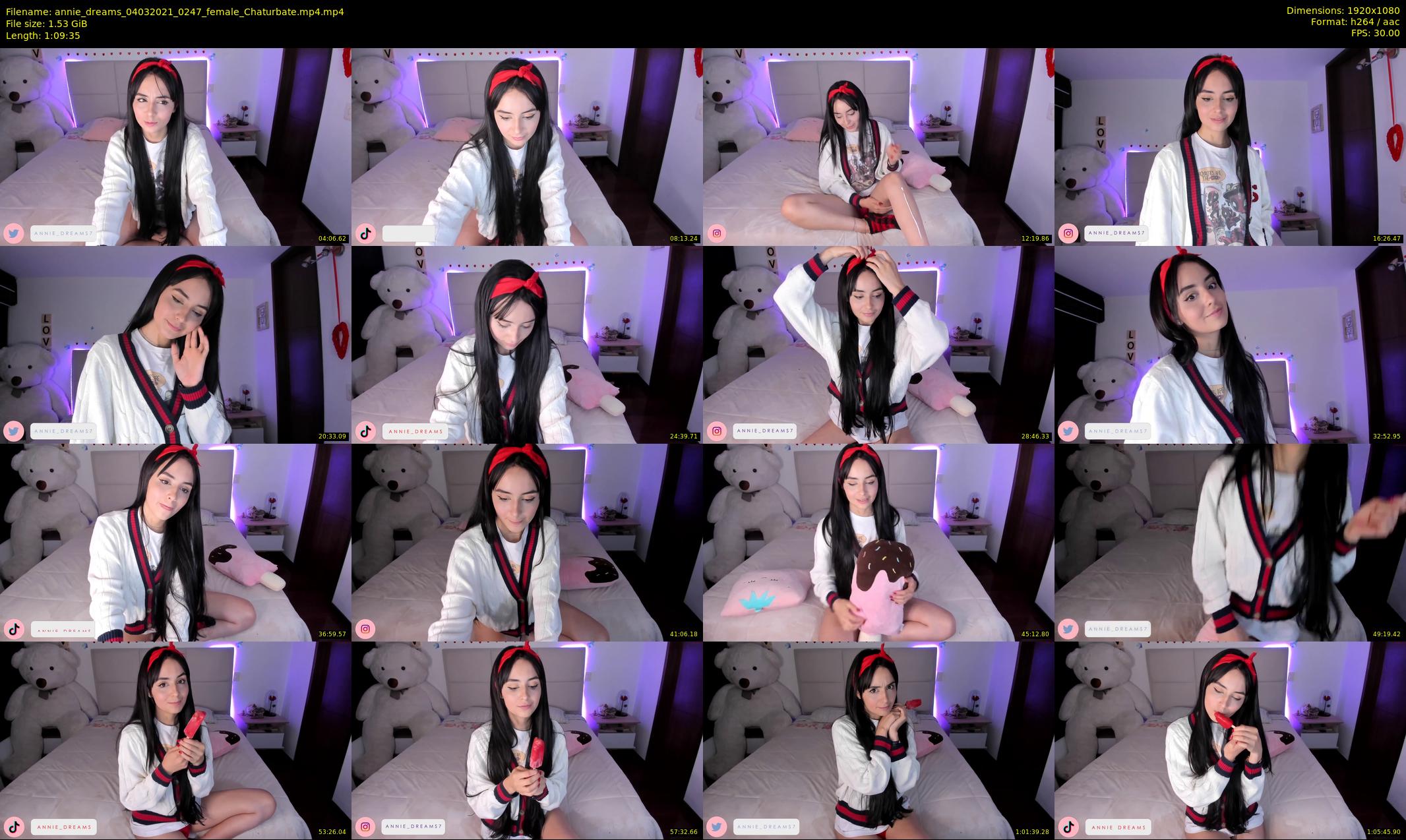 annie_dreams — 70 minute Chaturbate female cam show recording, 1080p, Mar 4, 2021