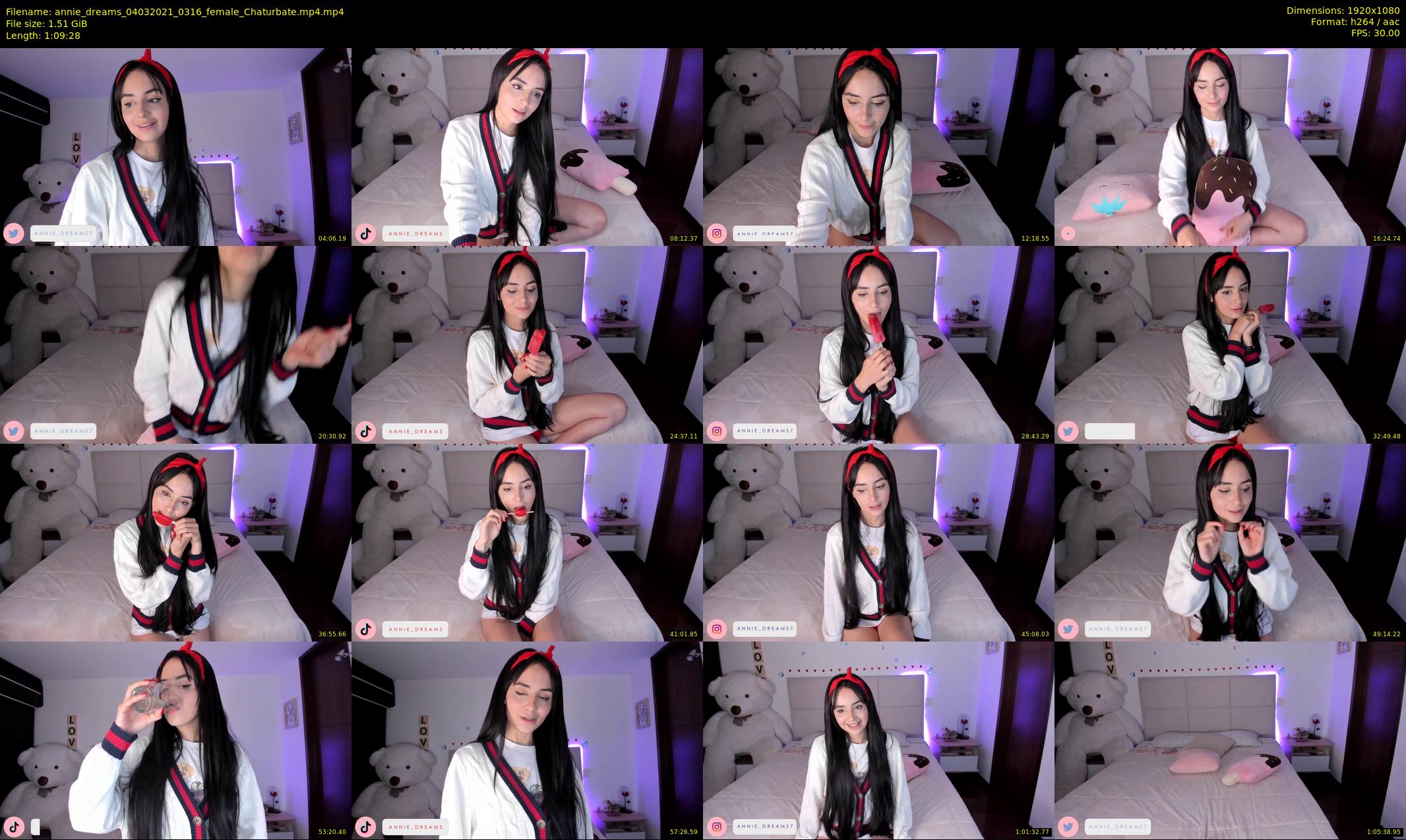 annie_dreams — 70 minute Chaturbate female cam show recording, 1080p, Mar 4, 2021
