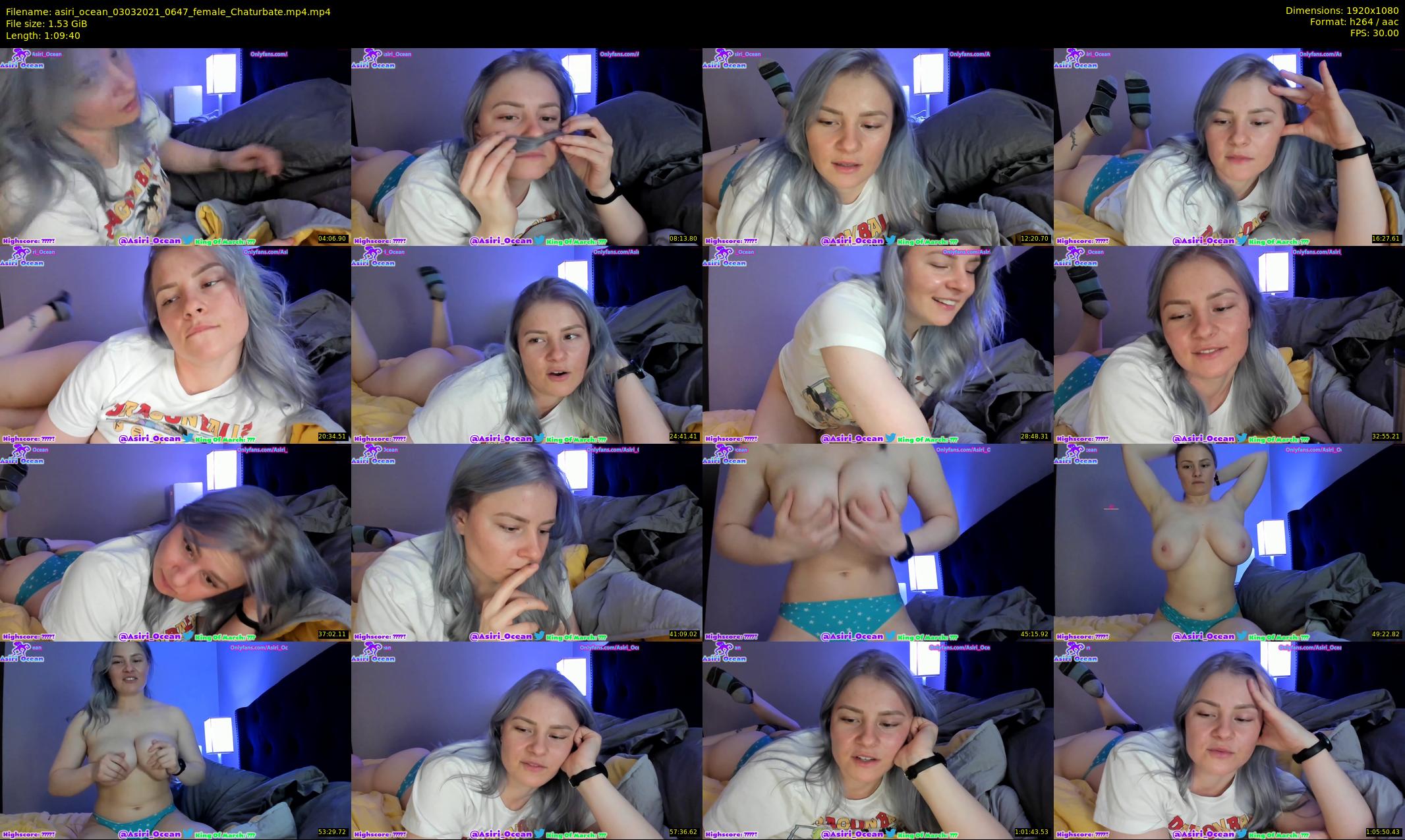 asiri_ocean — 70 minute Chaturbate female cam show recording, 1080p, Mar 3, 2021