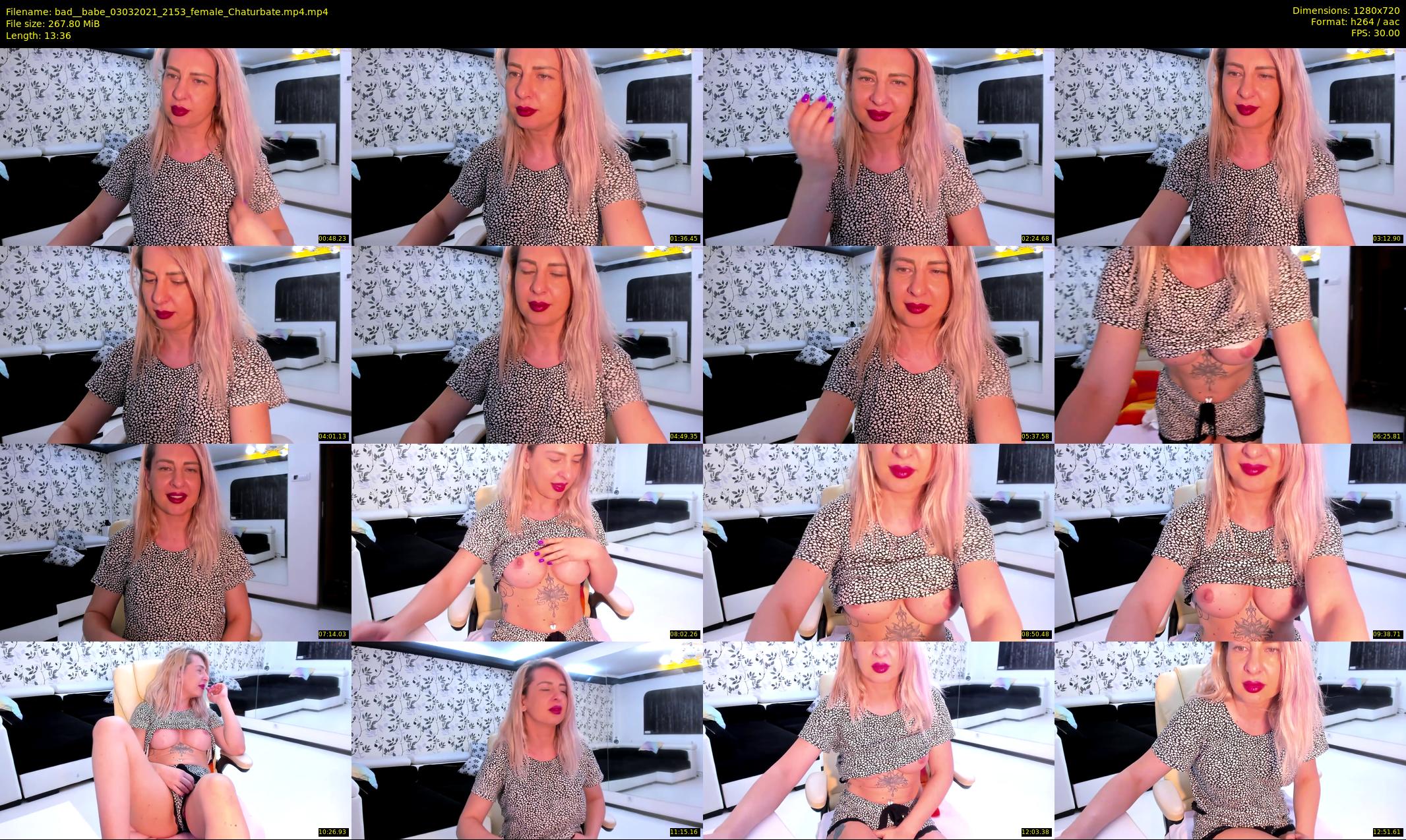 bad__babe — 14 minute Chaturbate female cam show recording, 720p, Mar 3, 2021