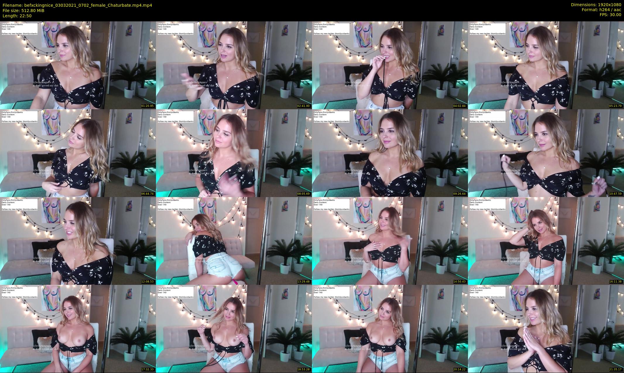 befxckingnice — 23 minute Chaturbate female cam show recording, 1080p, Mar 3, 2021