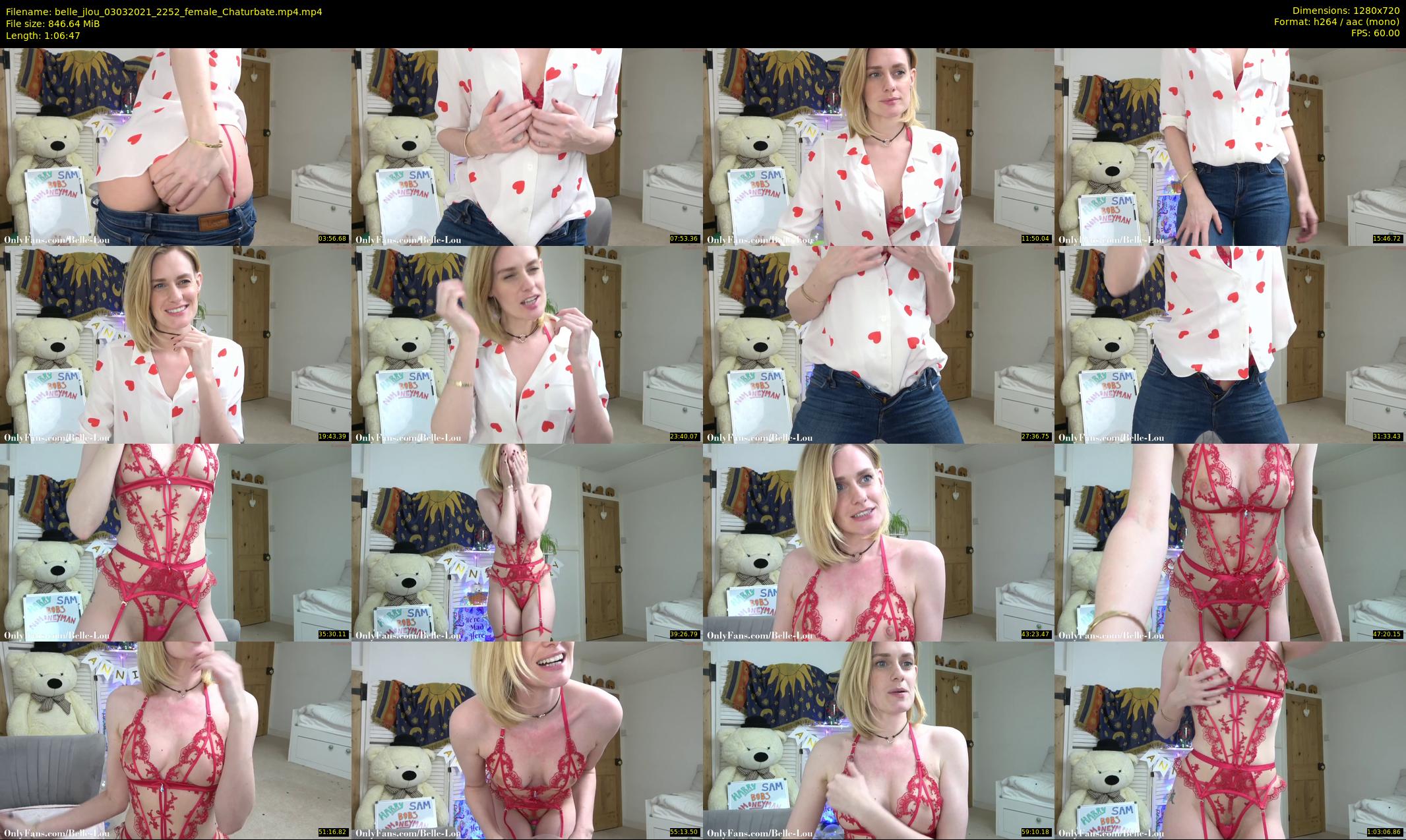 belle_jlou — 67 minute Chaturbate female cam show recording, 720p, Mar 3, 2021
