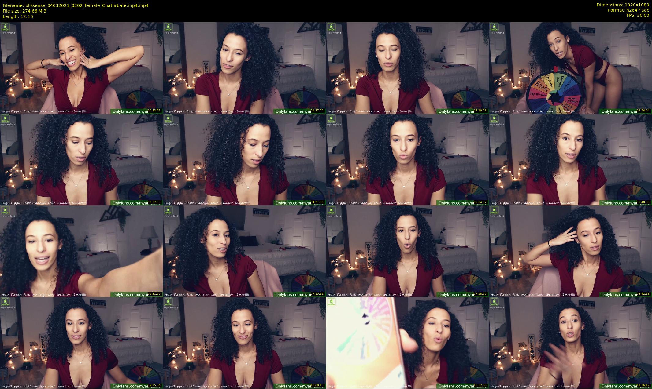 blissense — 13 minute Chaturbate female cam show recording, 1080p, Mar 4, 2021