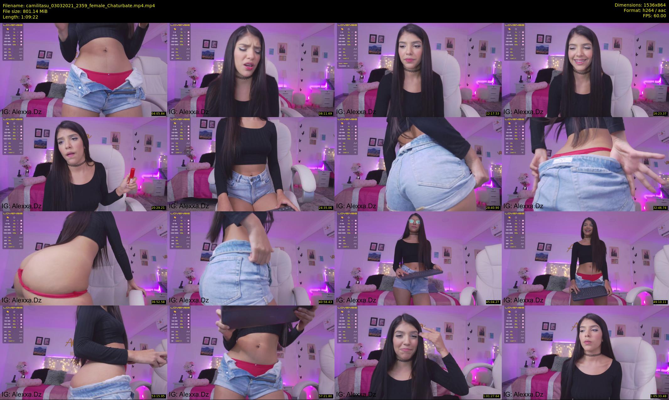 camilitasu — 70 minute Chaturbate female cam show recording, 720p, Mar 3, 2021