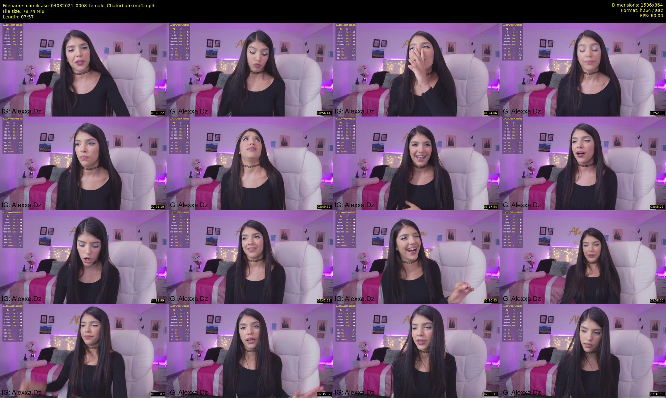 camilitasu — 8 minute Chaturbate female cam show recording, 720p, Mar 4, 2021