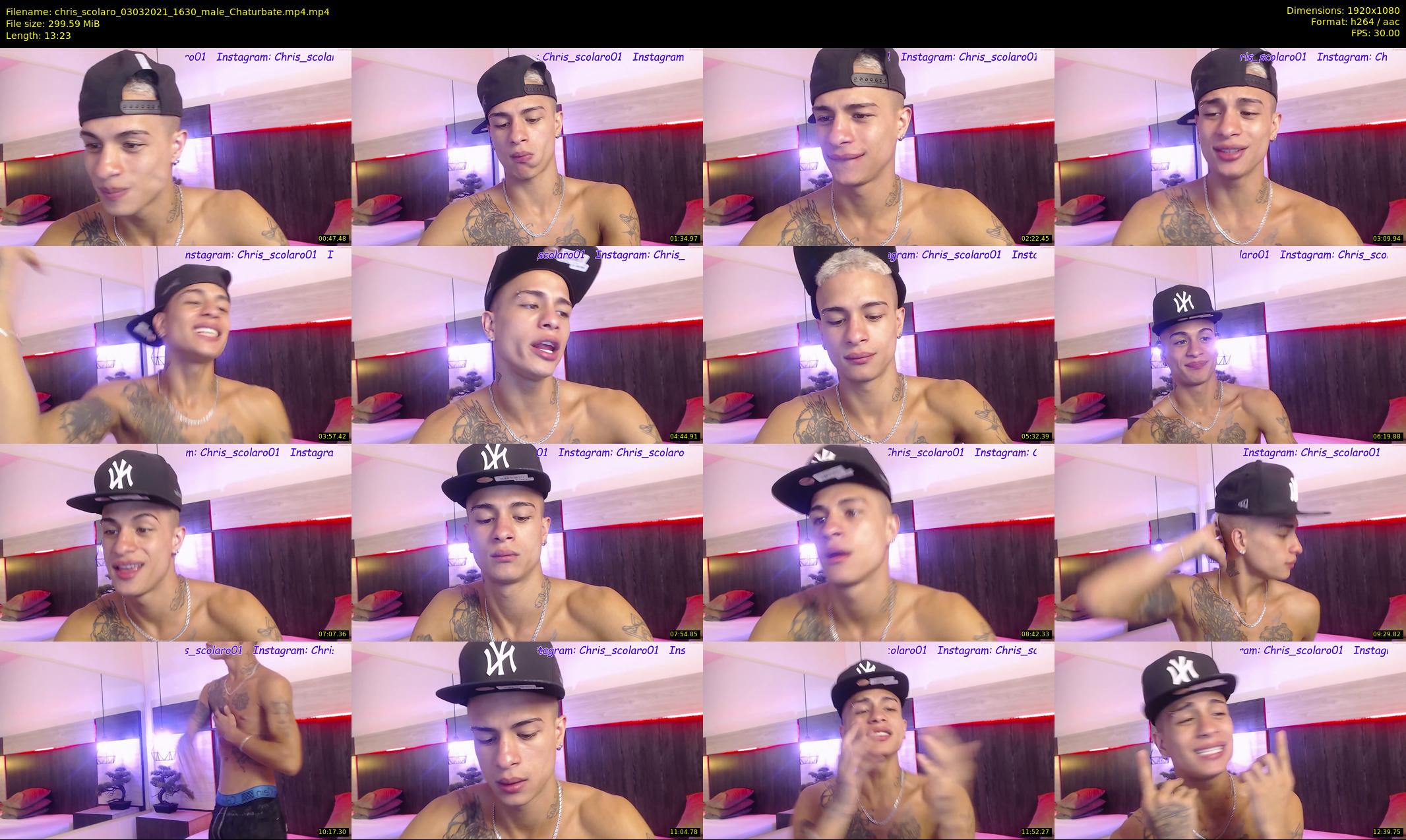 chris_scolaro — 14 minute Chaturbate male cam show recording, 1080p, Mar 3, 2021