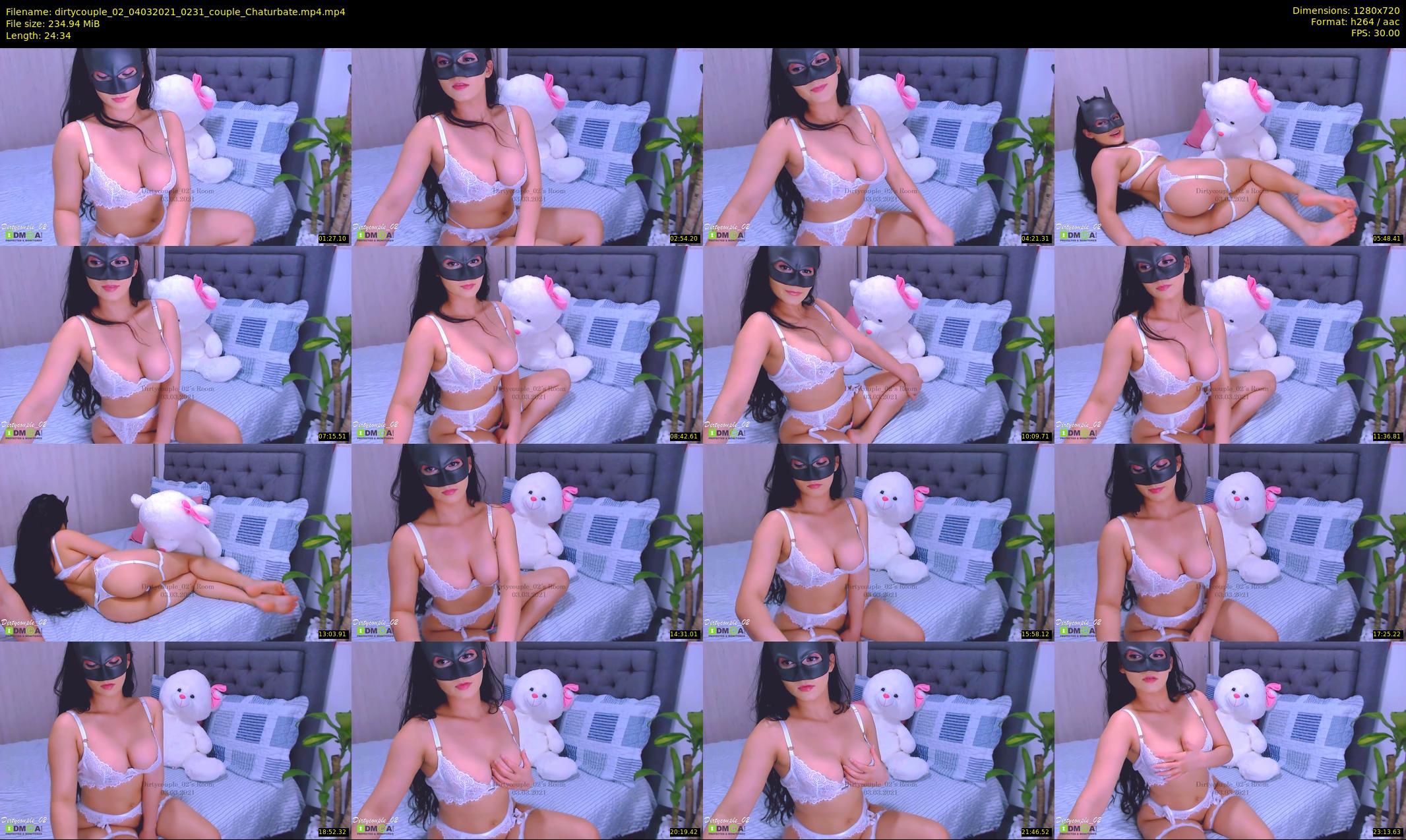 dirtycouple_02 — 25 minute Chaturbate couple cam show recording, 720p, Mar 4, 2021